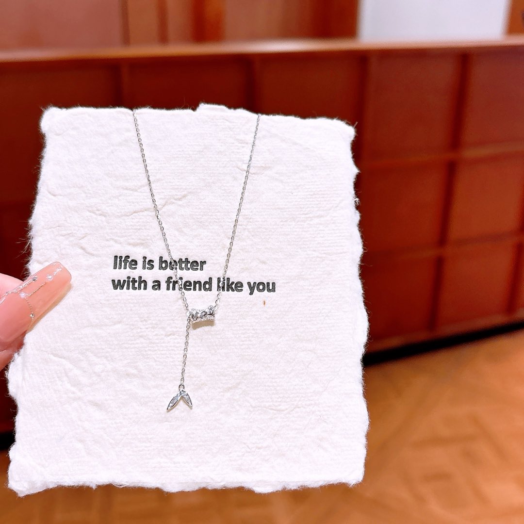 森ガールS925スターリングシルバーネックレスシルバー 旅行