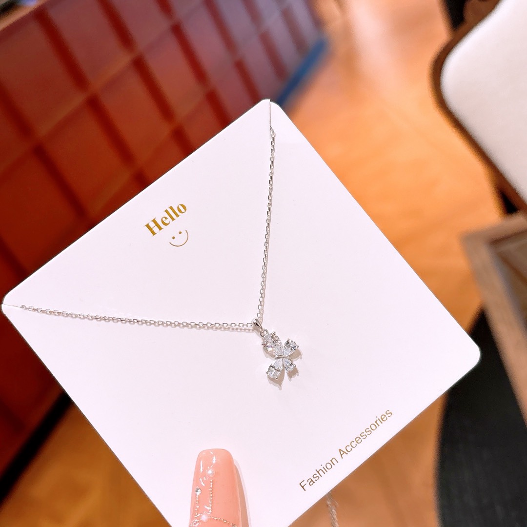 Nickel Free Silver Necklace Gentle Mother's Day Gold