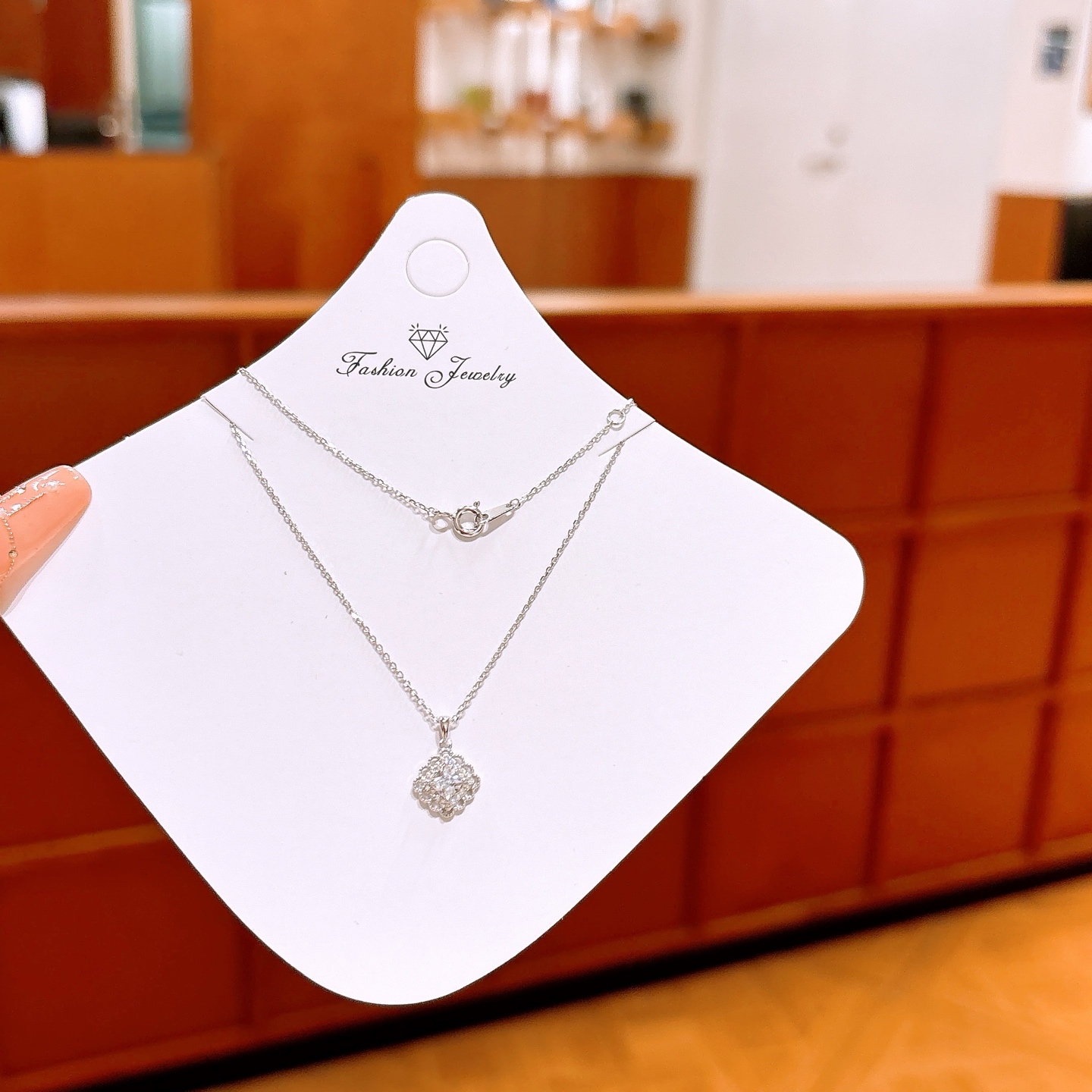 Hypoallergenic Silver Necklace Intellectual Confession Silver