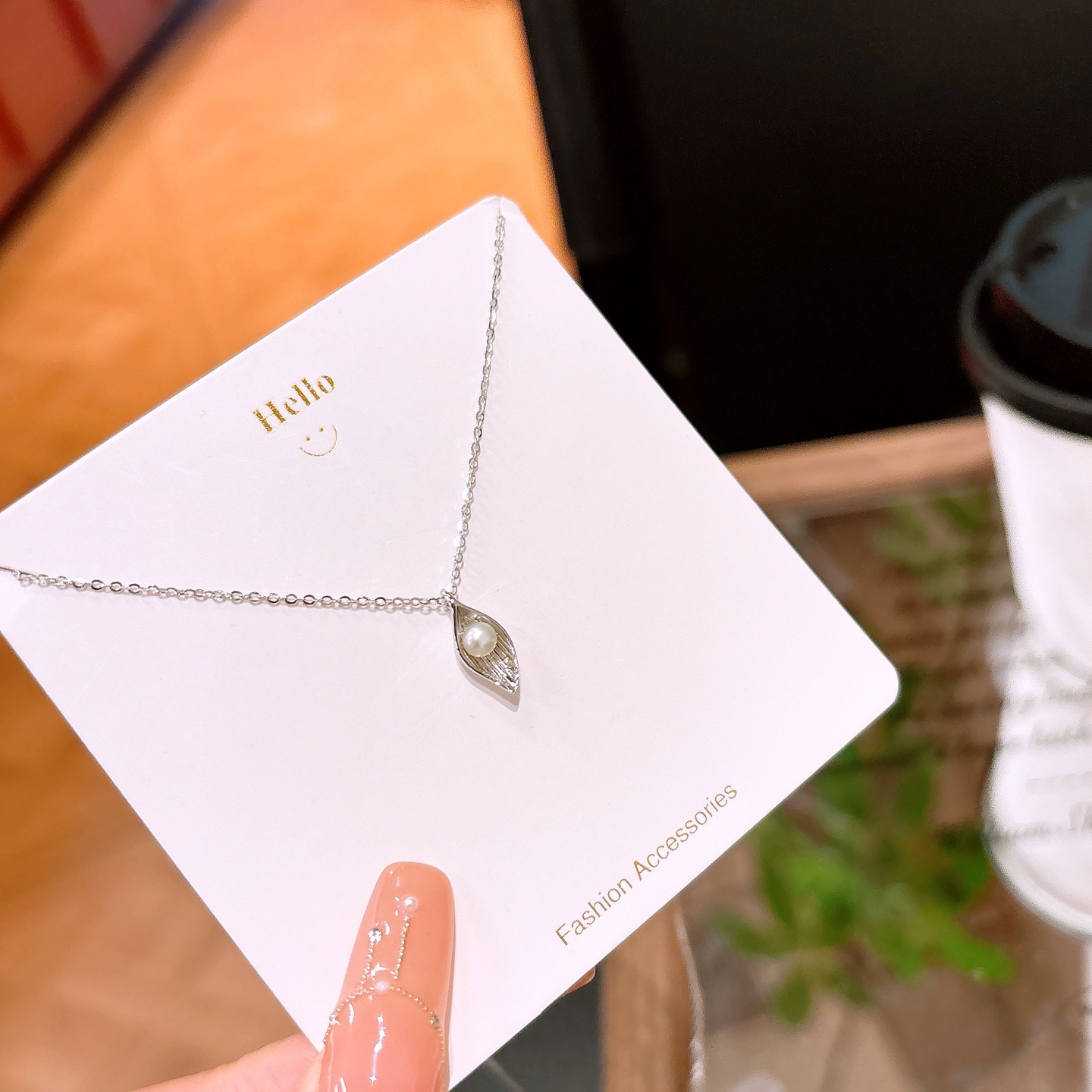 High Polish Silver Necklace Fashion Wedding Silver