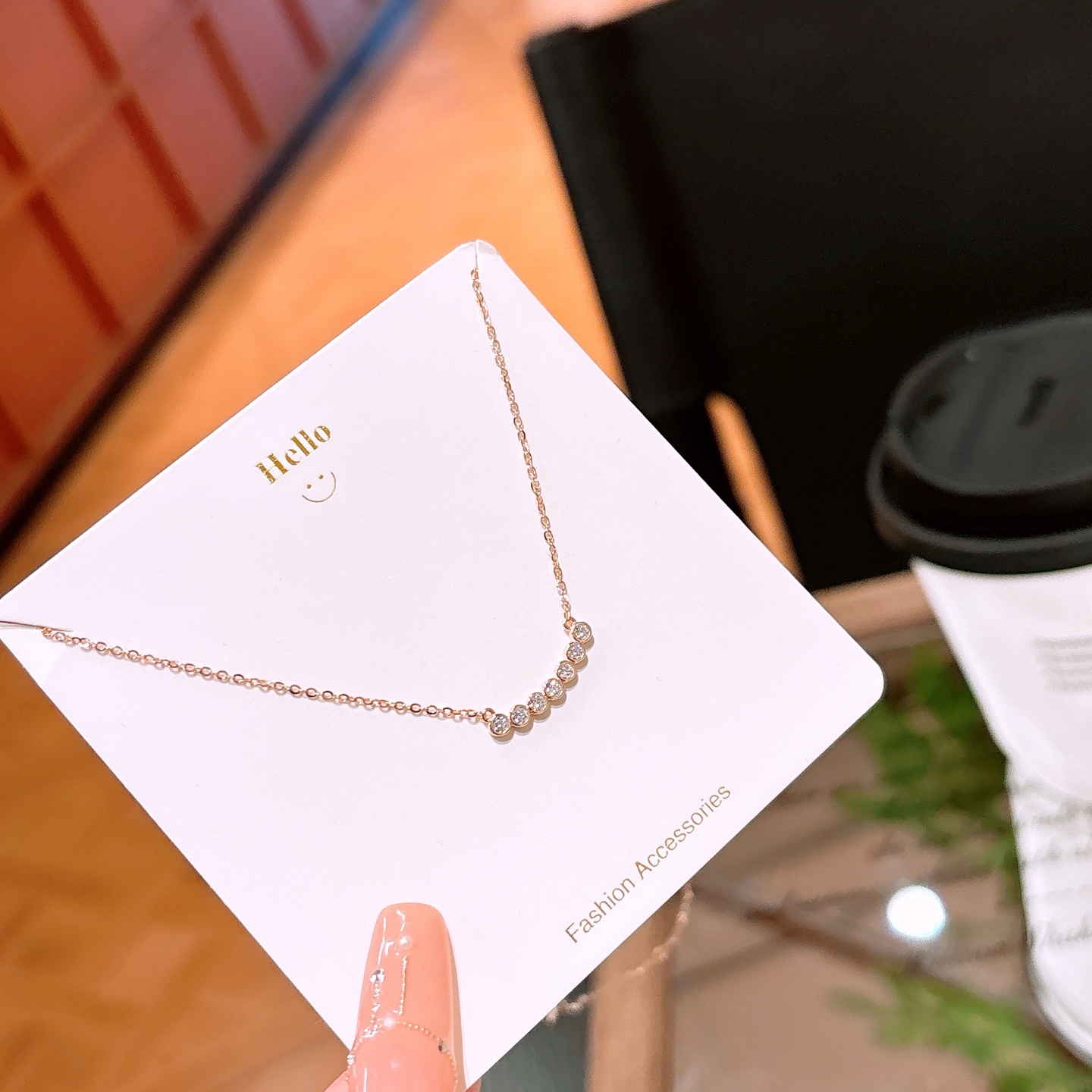 知性的ファインシルバーネックレスゴールド ウェディングギフト