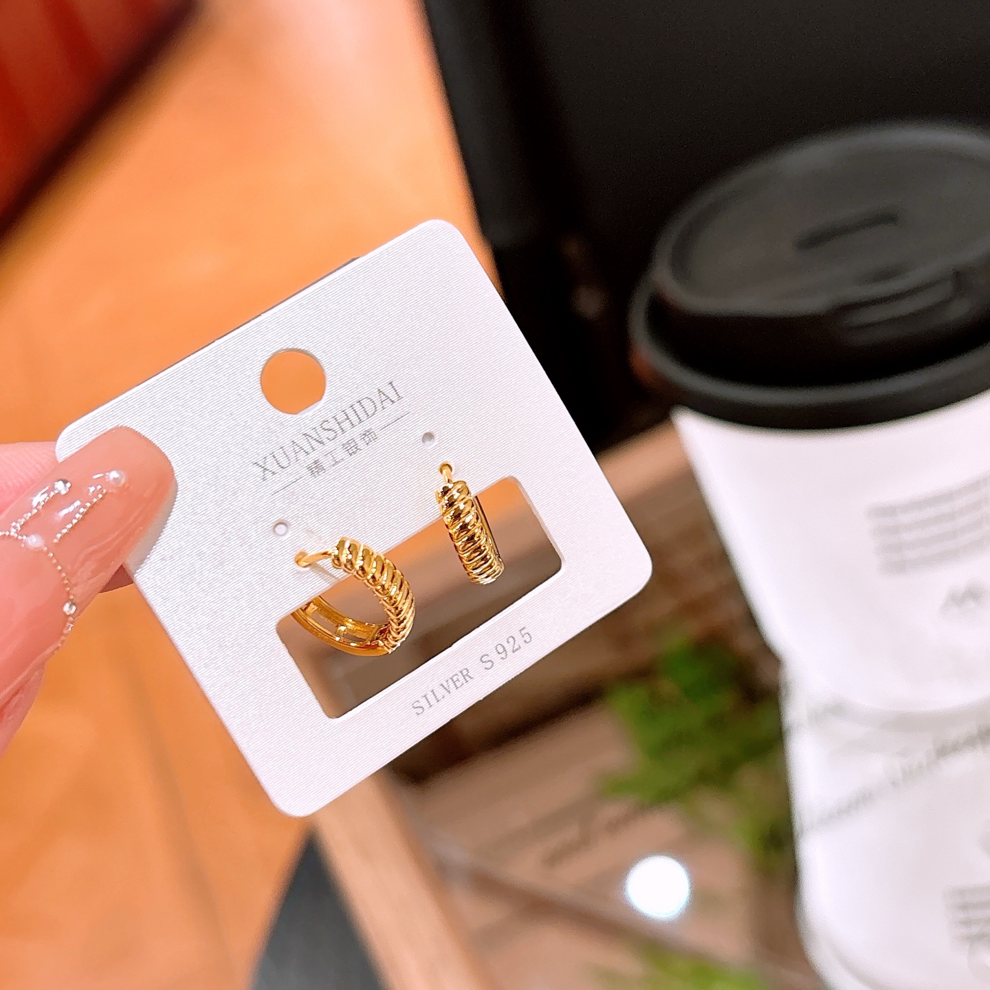 Solid Silver Ear Cuffs Elegant Anniversary Gold