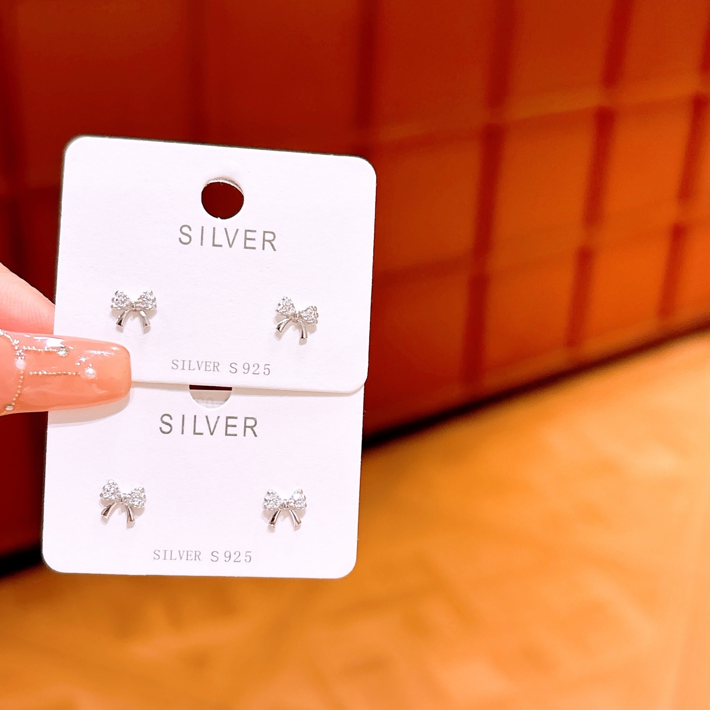 Fine Silver Earrings Delicate Self-love Silver