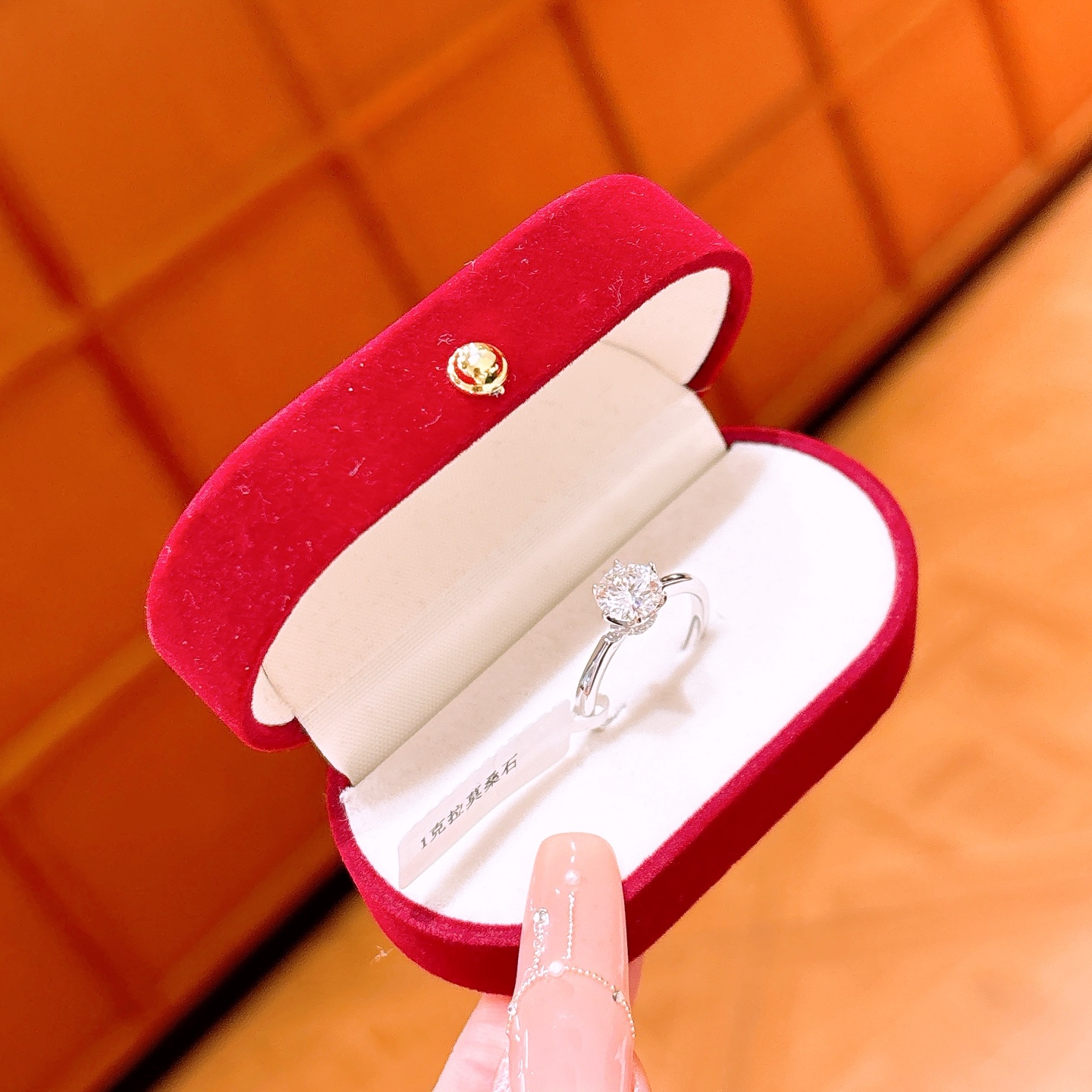 925 Silver Moissanite Ring Precision Bestie Gift Gold