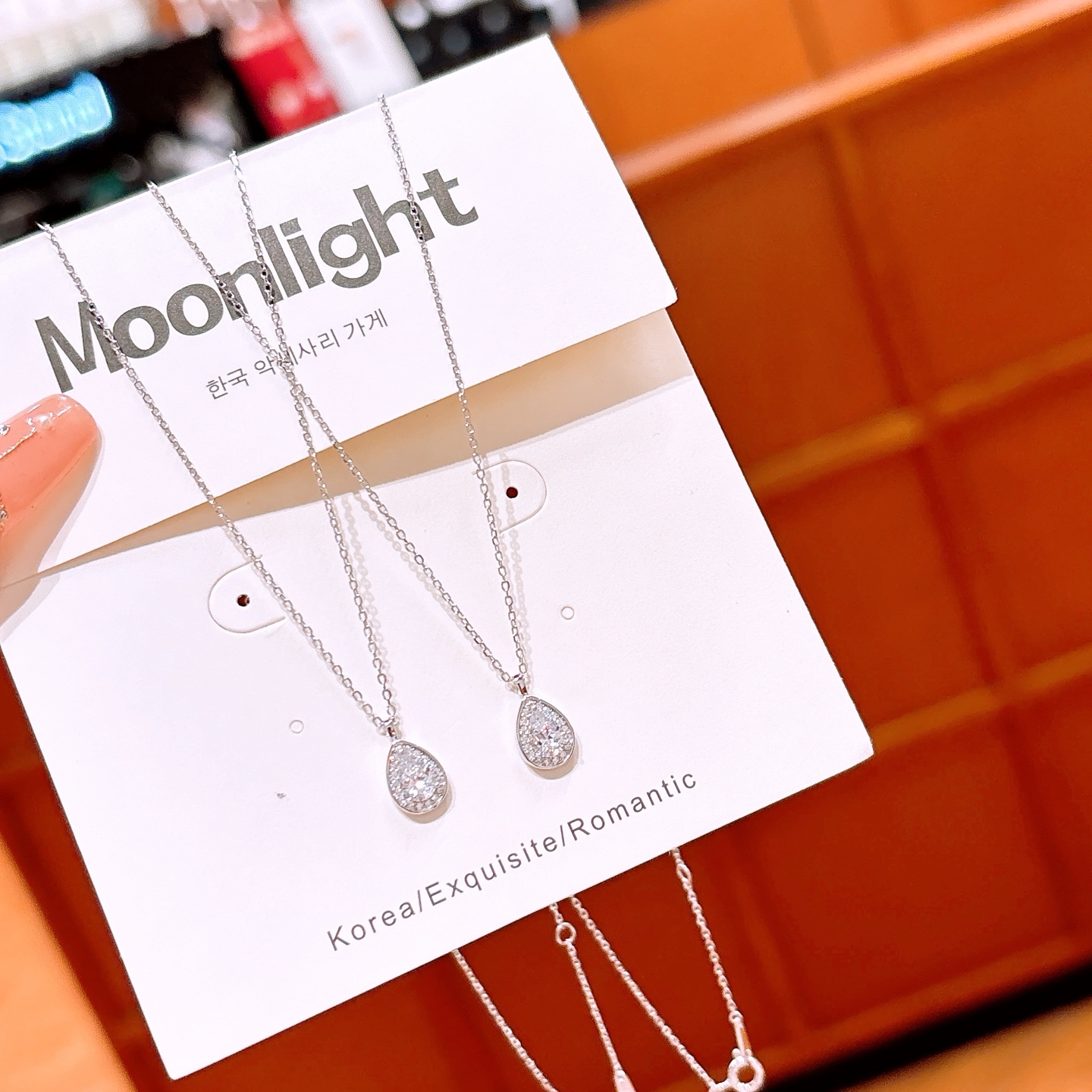 Low Allergy Silver Necklace Romantic New Year Gold