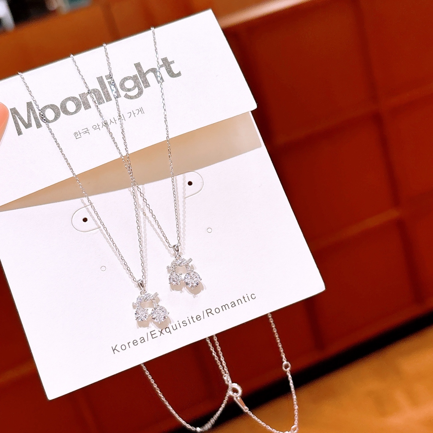 High Polish Silver Necklace Ethereal Spring Festival Silver