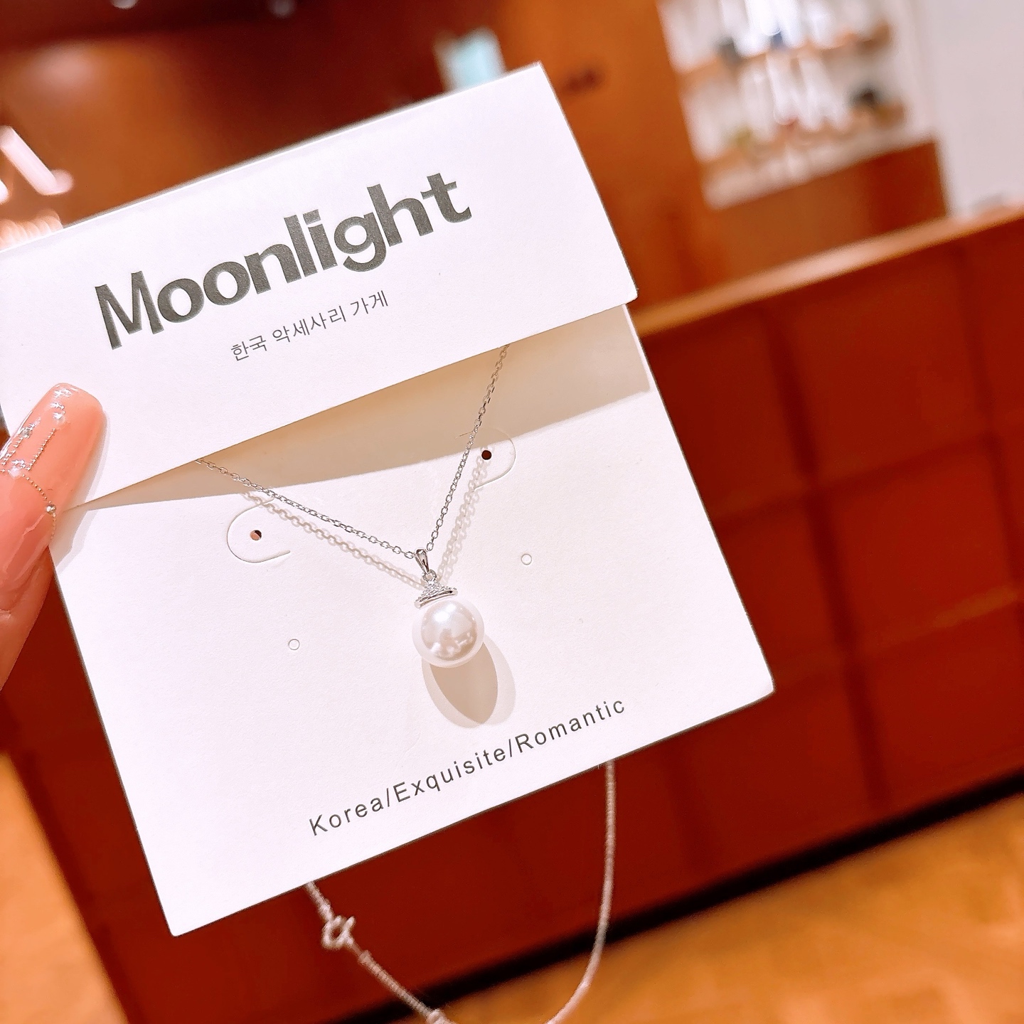 Solid Silver Necklace Korean Style Father's Day Silver