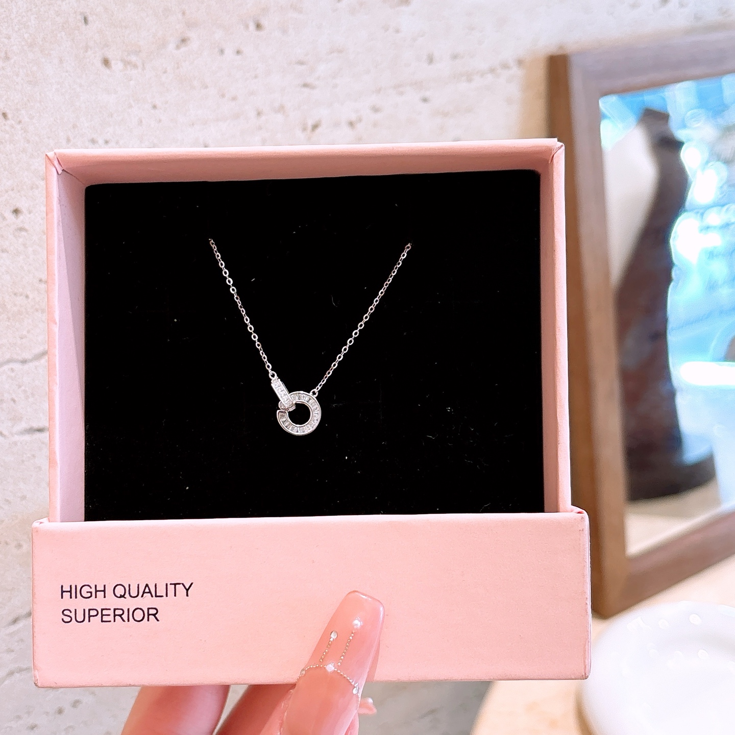 925 Silver Necklace Dainty Graduation Silver