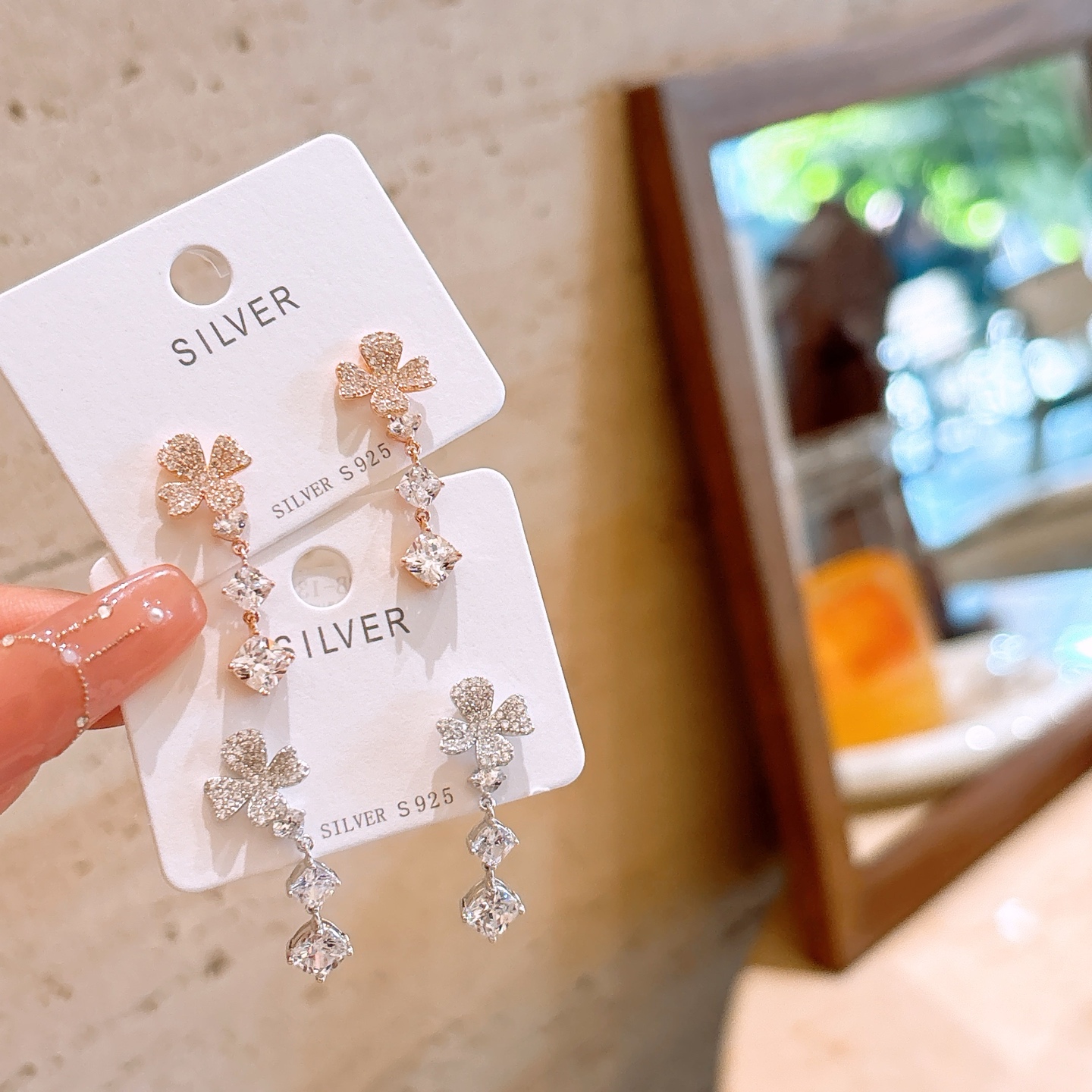 Low Allergy Silver Earrings Romantic Date Night Silver