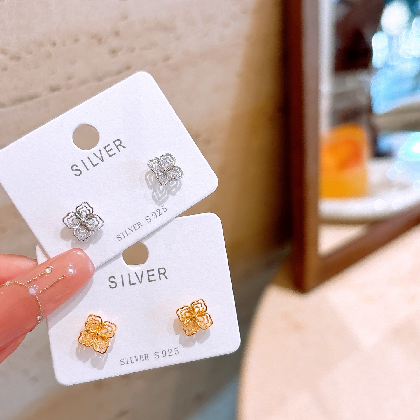 Low Allergy Silver Earrings Chic Confession Gold