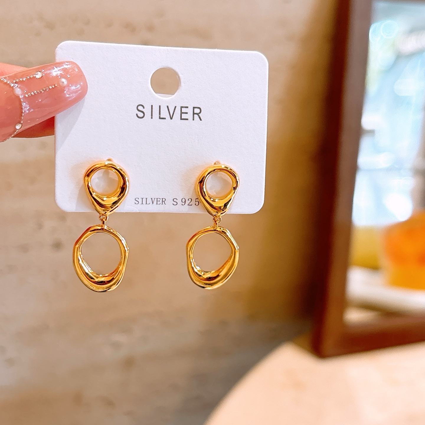 925 Silver Earrings Gentle Workplace Silver