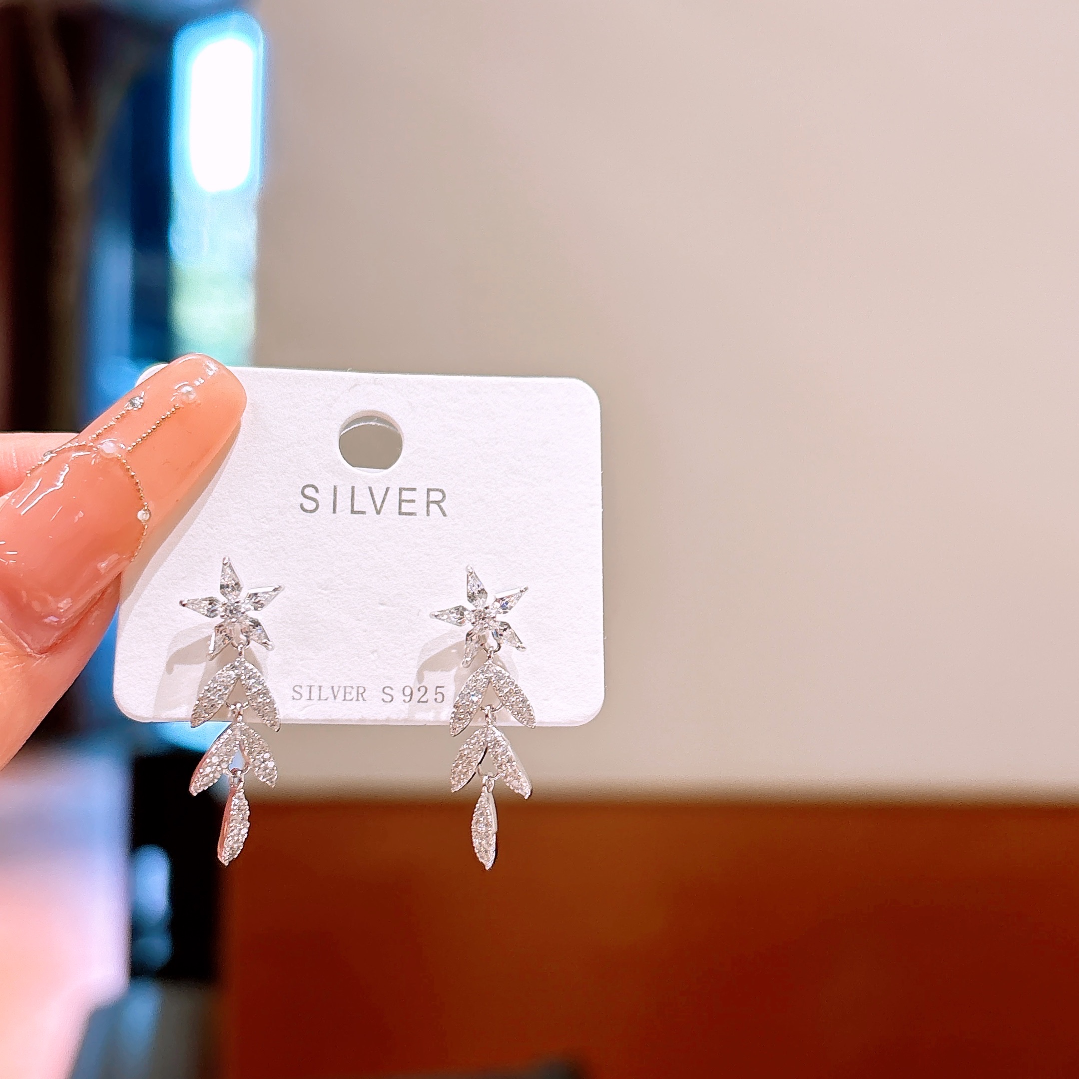 925 Silver Earrings Unique Bestie Gift Gold