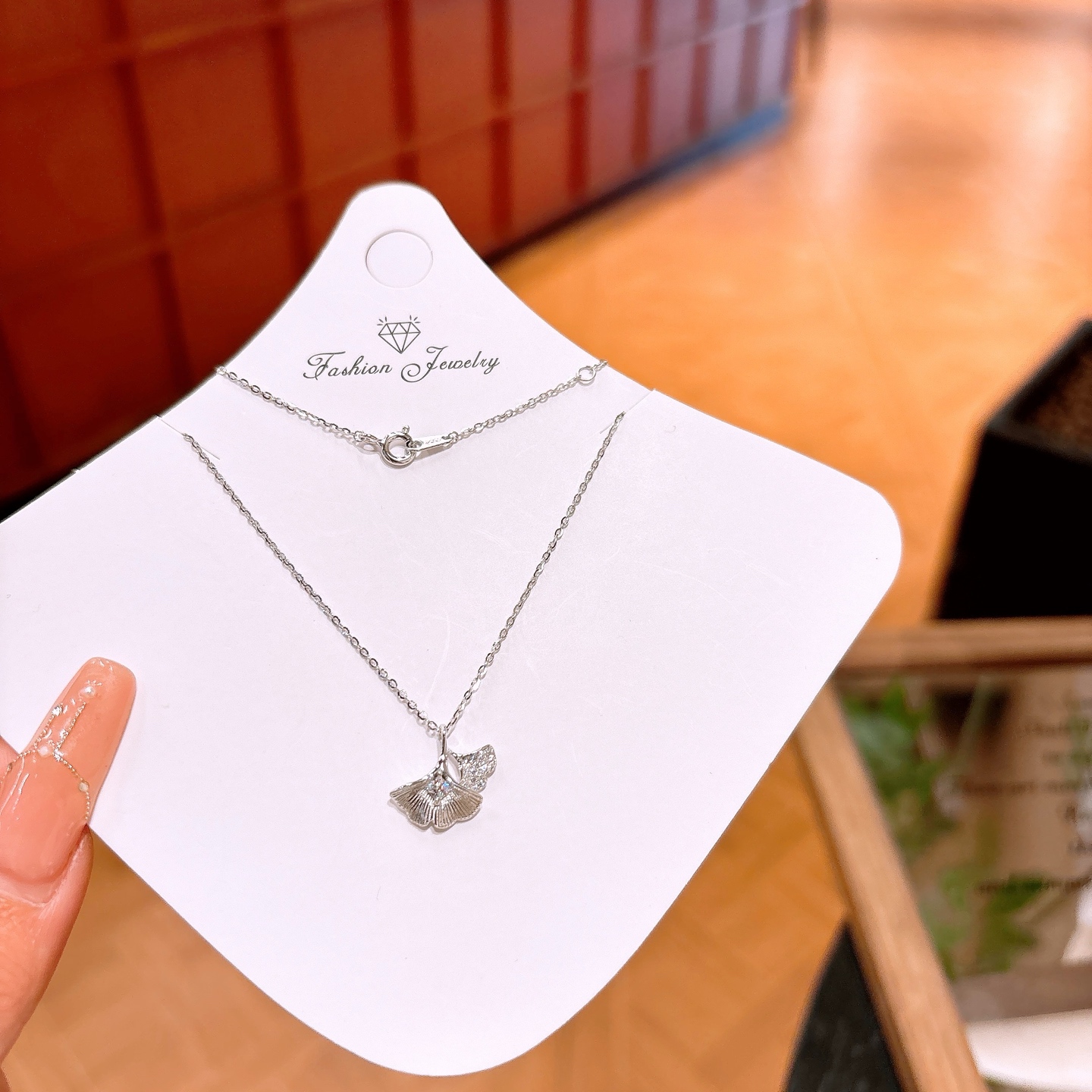 ミニマル925シルバーネックレスシルバー 春節