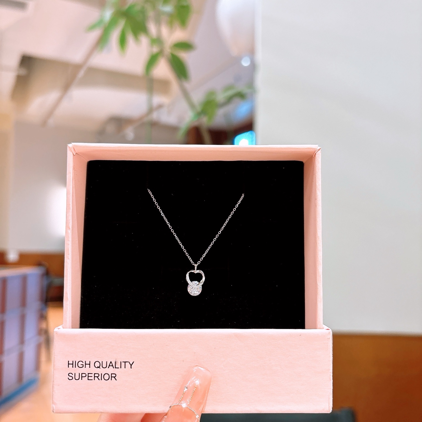 925 Silver Necklace Korean Style Date Night Gold