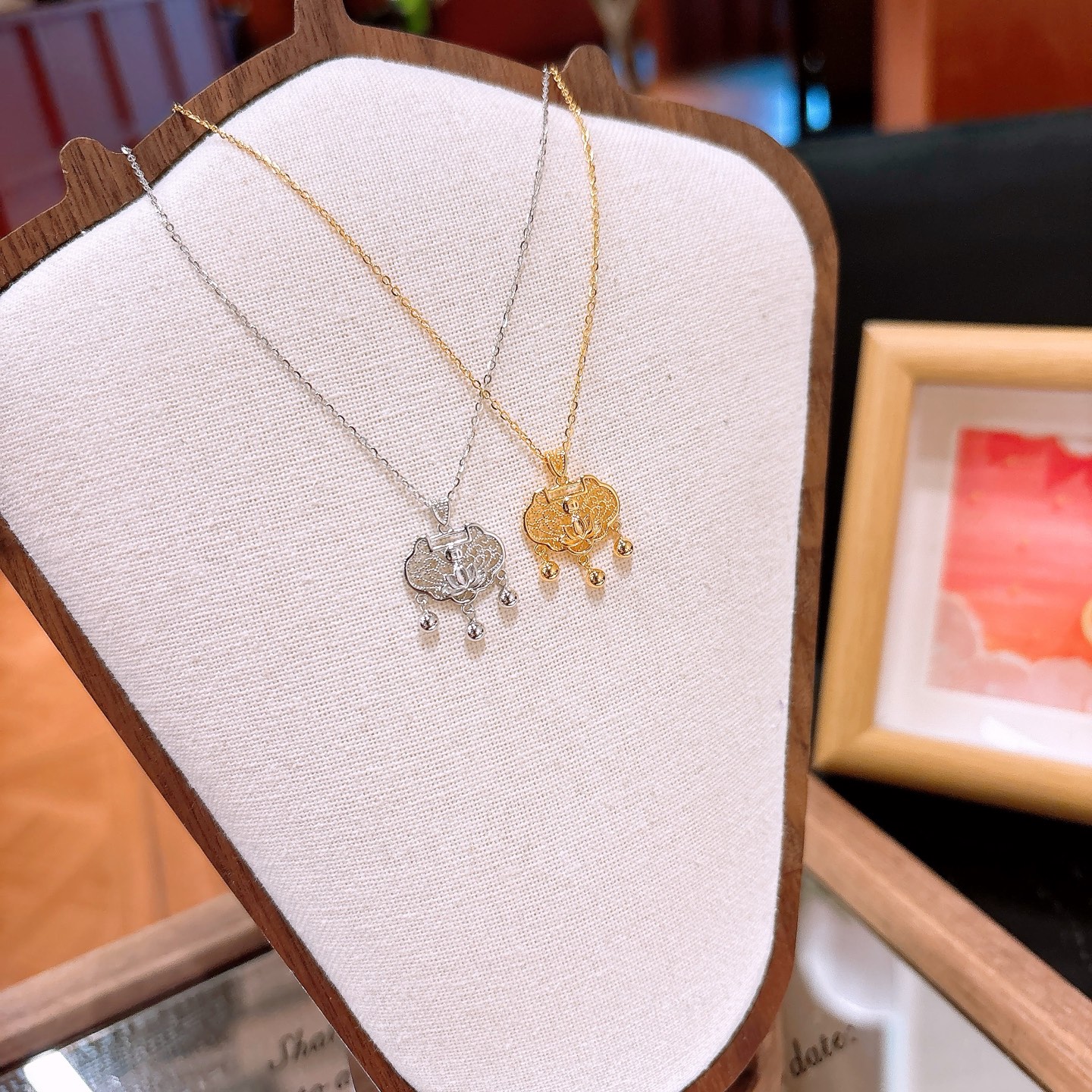 925 Silver Necklace Chic Wedding Gold