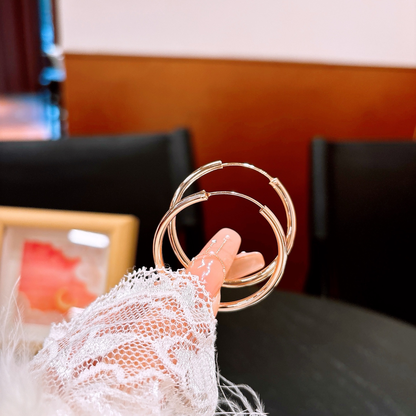 Low Allergy Silver Hoop Earrings Delicate Proposal Silver