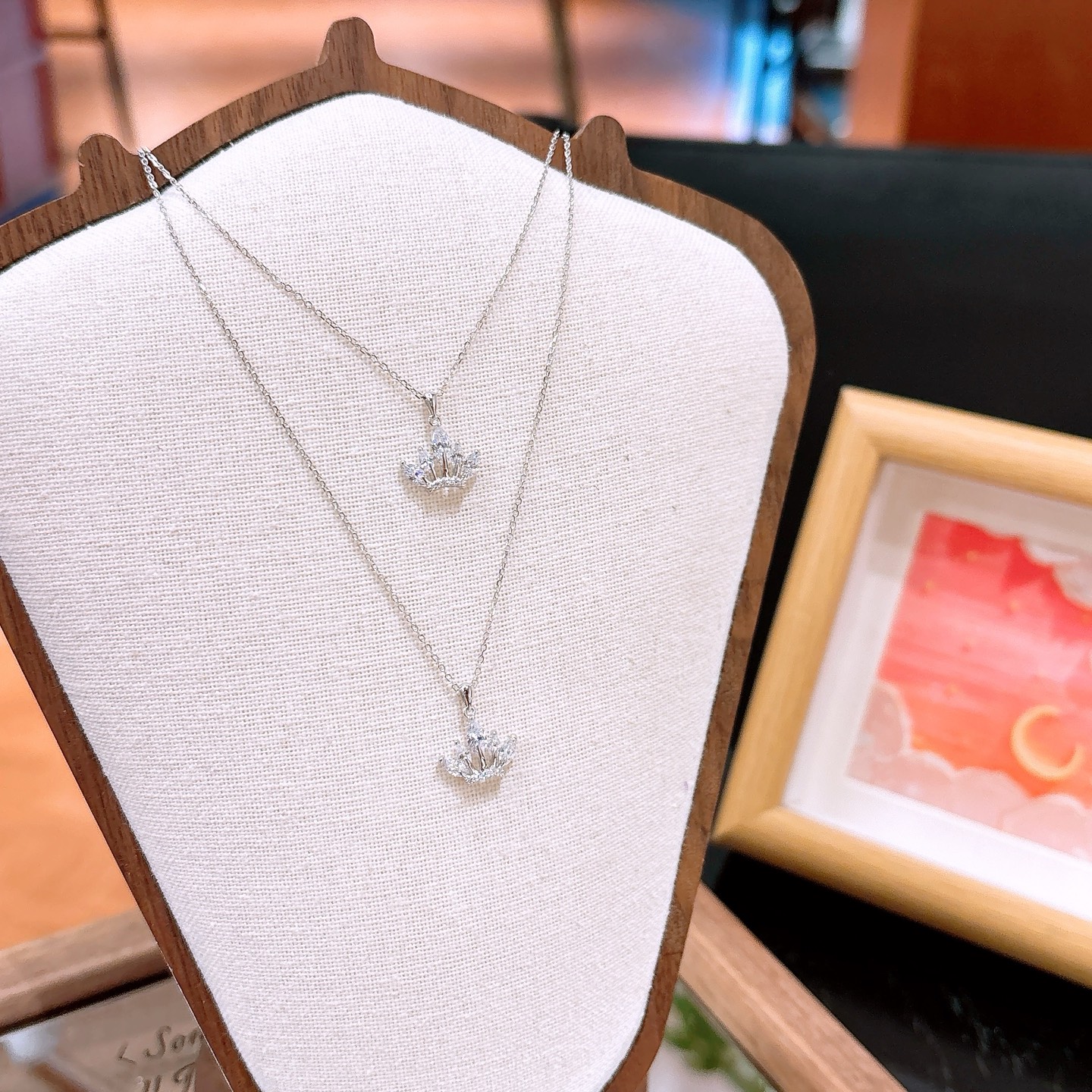 インスタ風低アレルギー銀ネックレスシルバー 誕生日