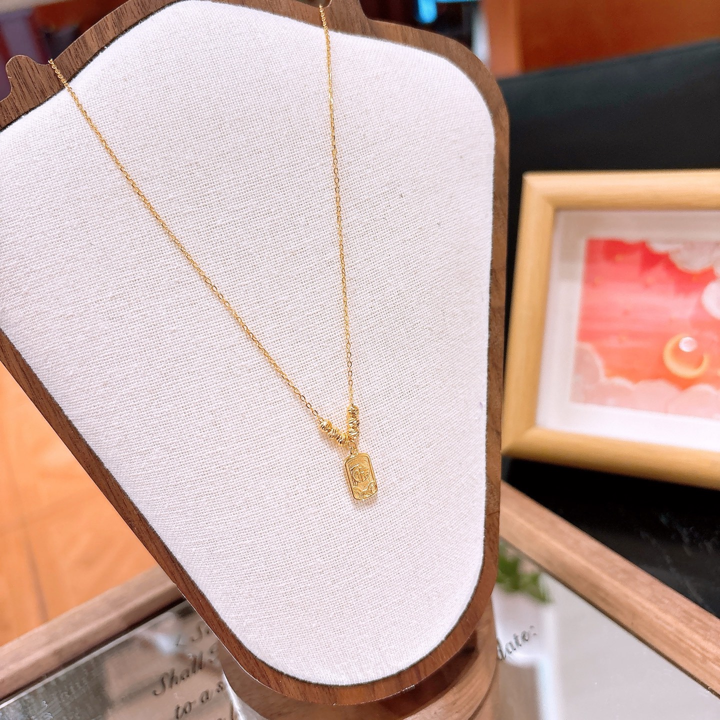 Hypoallergenic Silver Necklace Intellectual Valentine's Day Gold