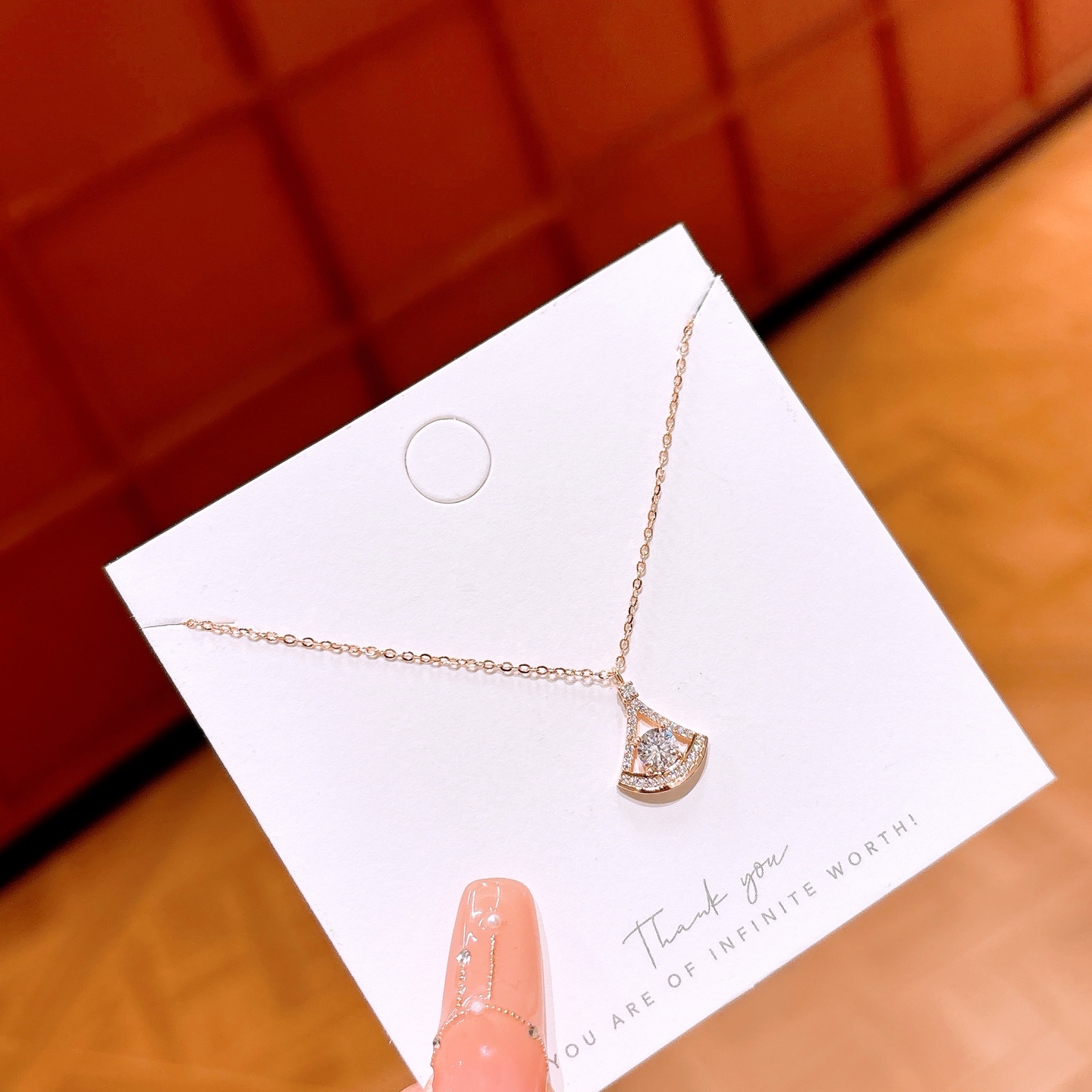 清純アレルギー対応シルバーネックレスゴールド 新年