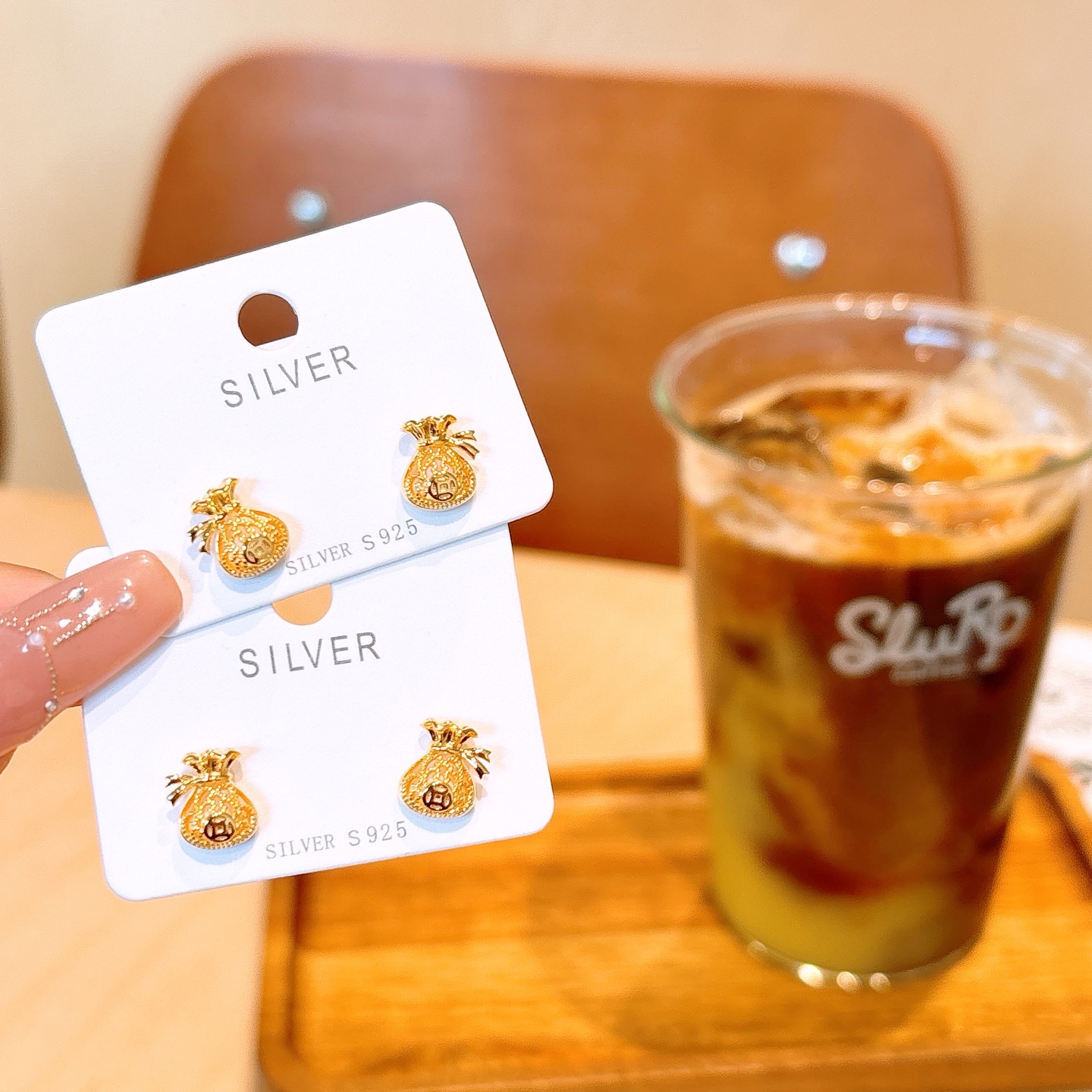 Fine Silver Earrings Forest Gift for Her Silver