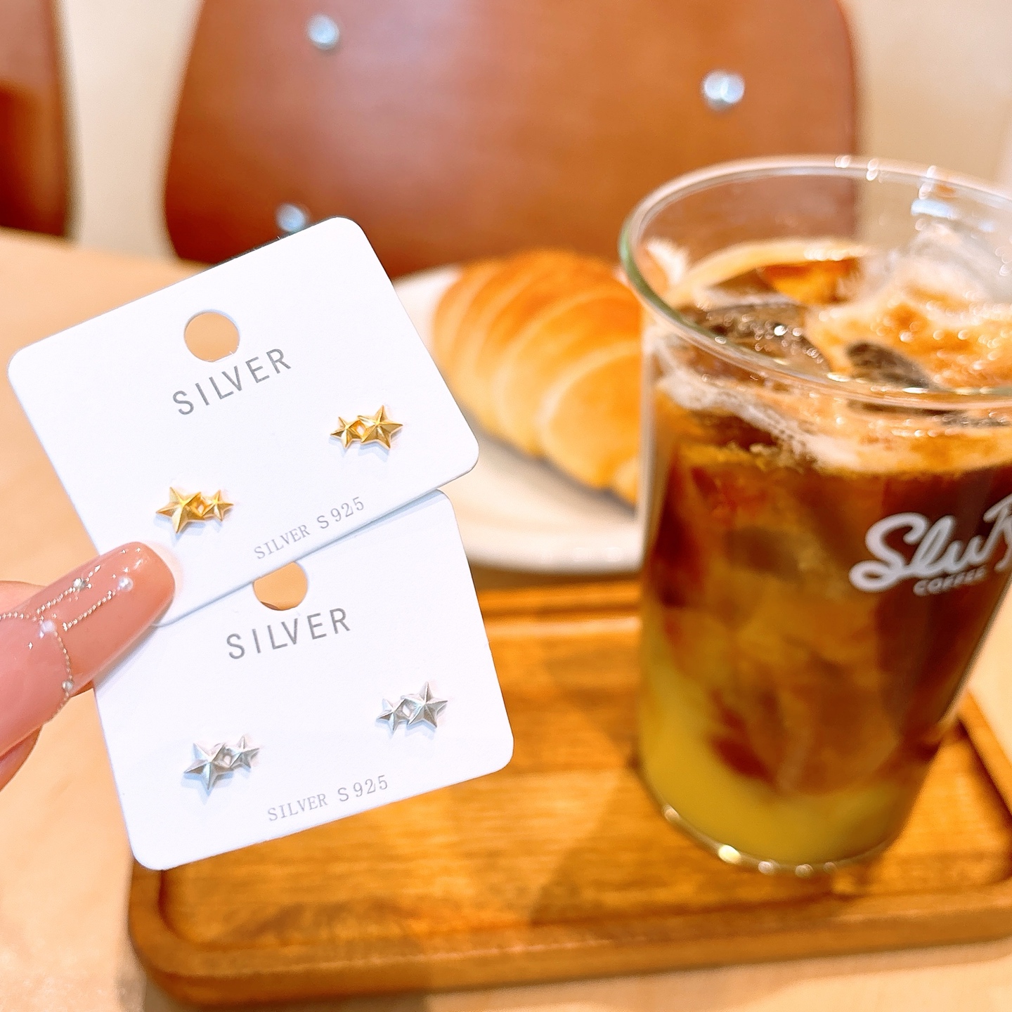 Hypoallergenic Silver Earrings Korean Style Engagement Silver