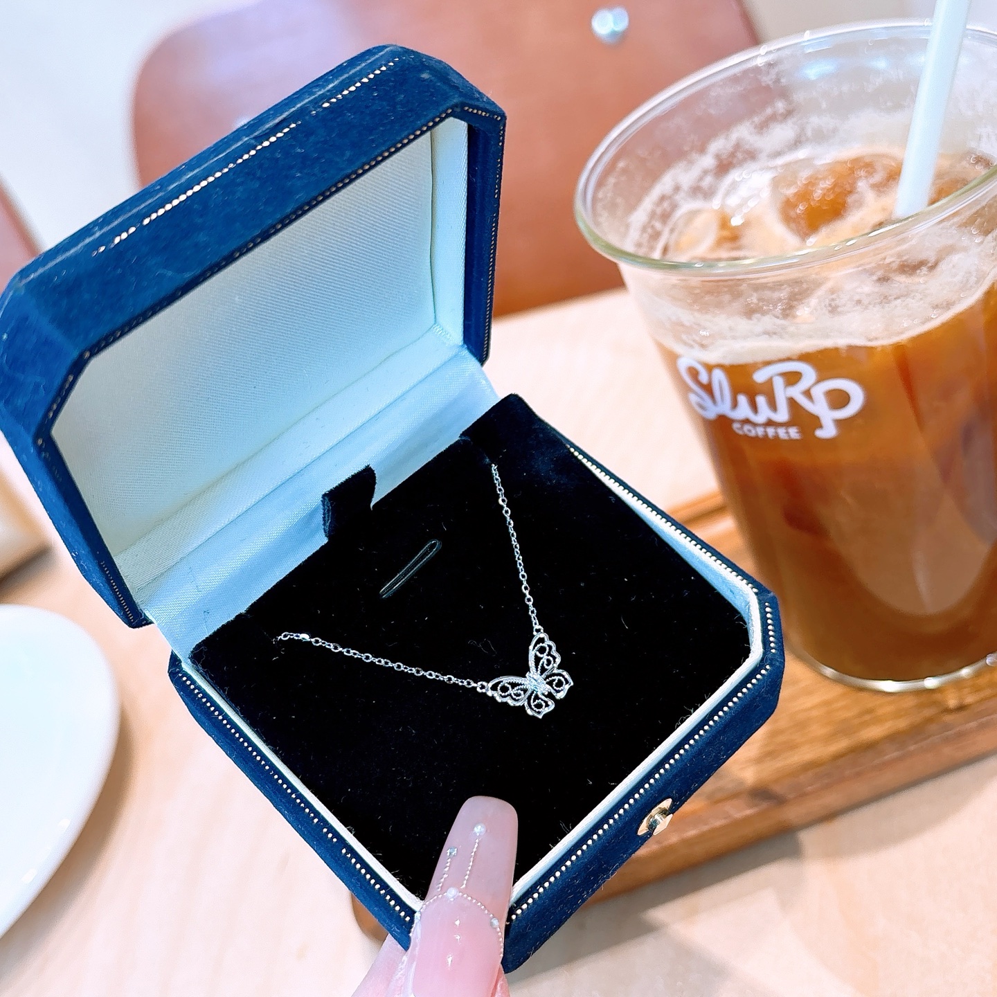 S925 Sterling Silver Necklace Forest Christmas Silver