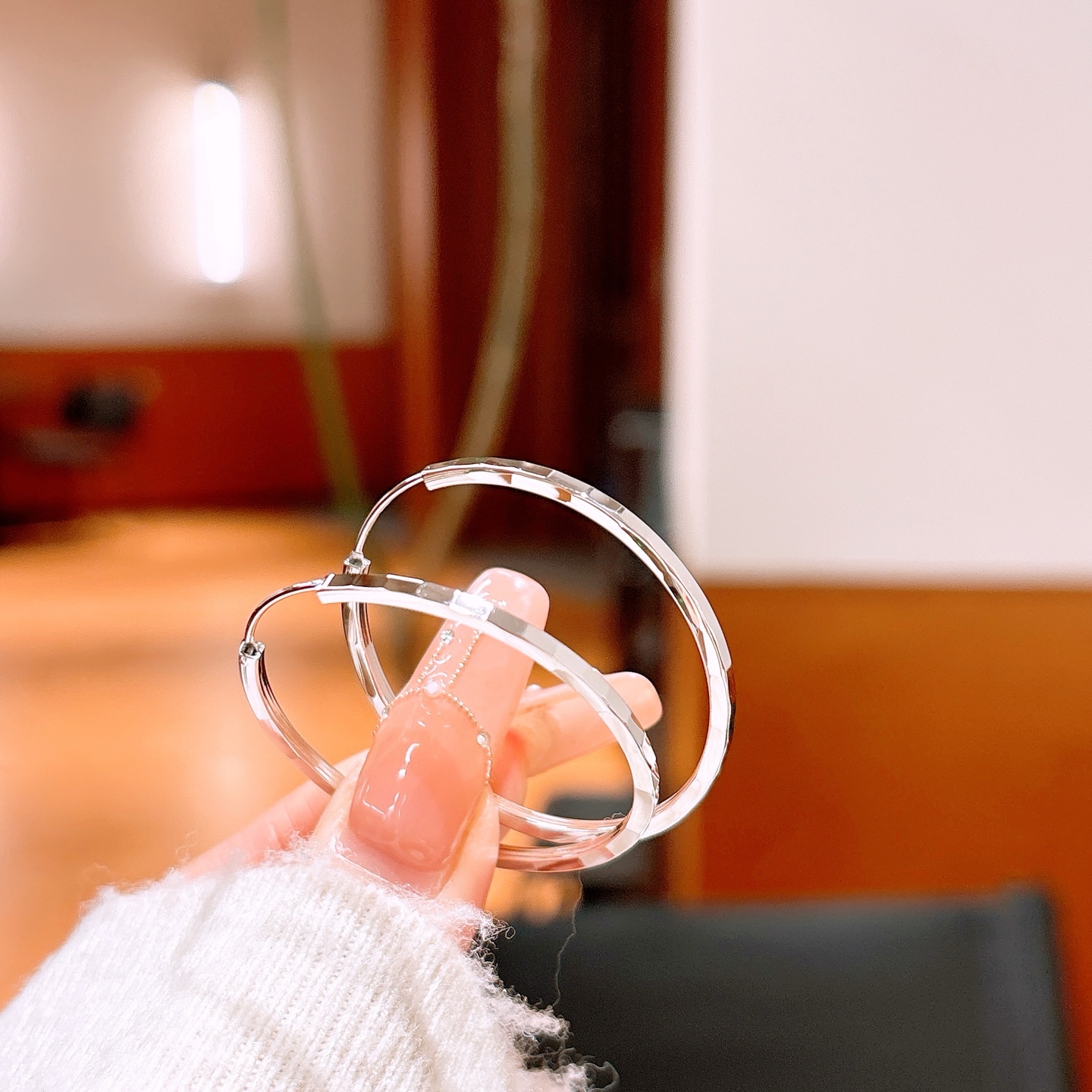 Nickel Free Silver Hoop Earrings Lively Graduation Silver