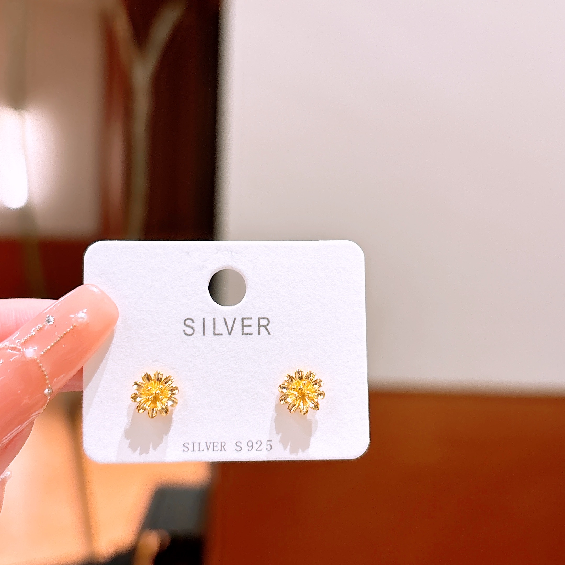 Nickel Free Silver Earrings Unique Wedding Registration Gold