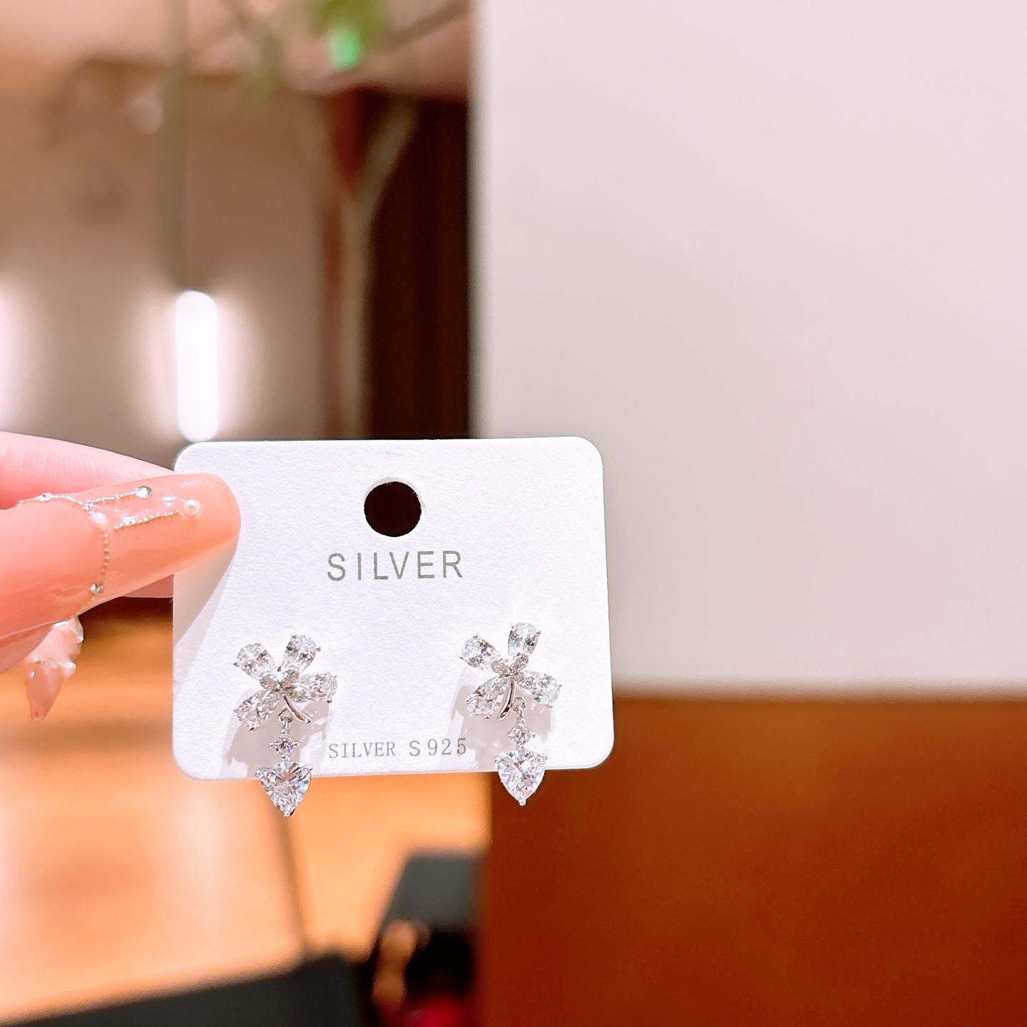 Nickel Free Silver Earrings Cute Wedding Registration Gold