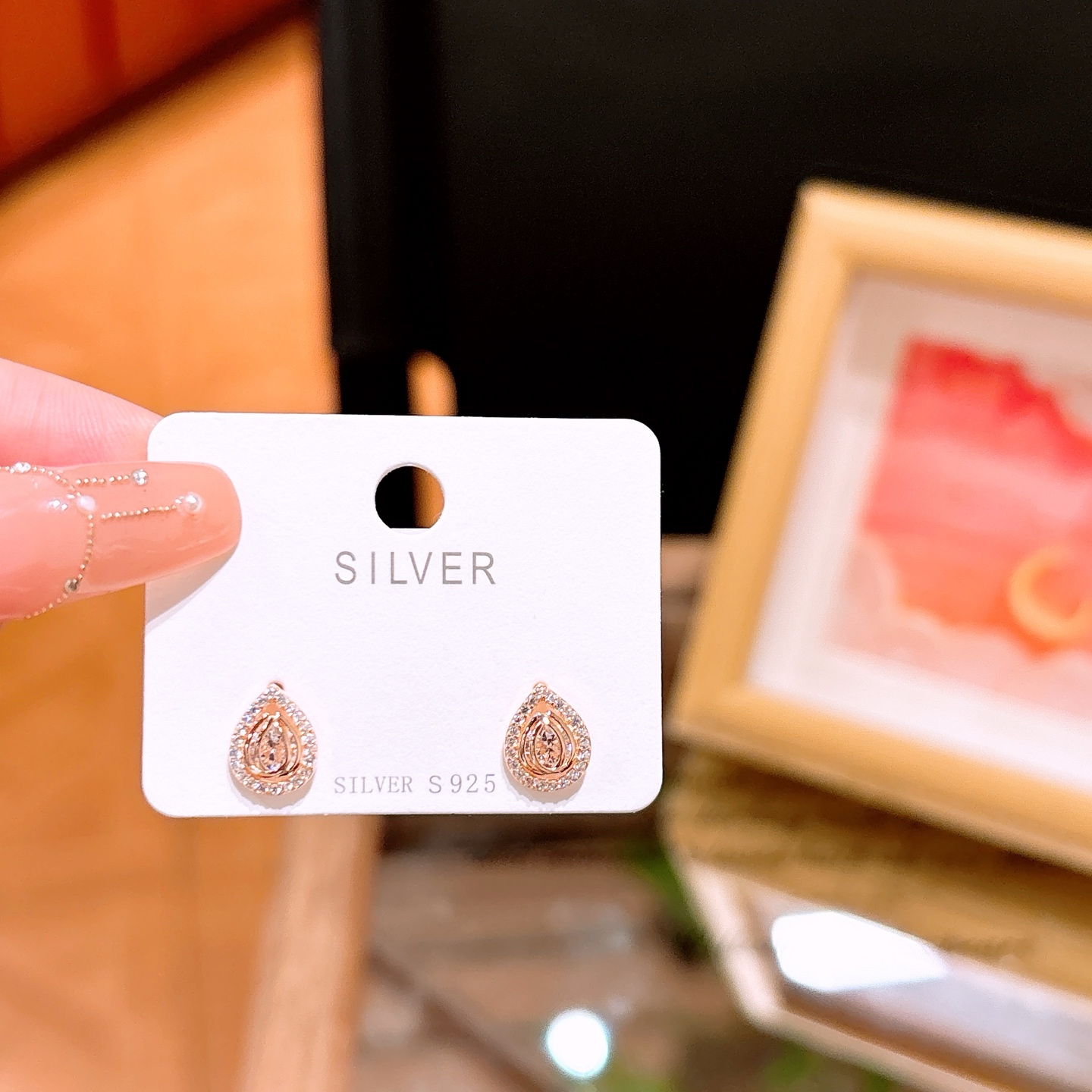 Nickel Free Silver Earrings Girly Wedding Registration Silver