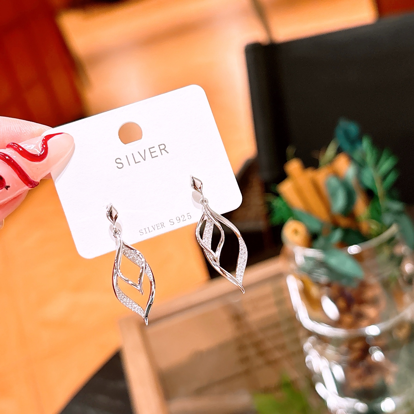 Fine Silver Earrings Ultra Minimal Workplace Gold