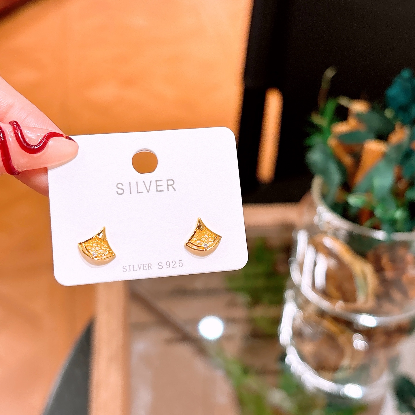 Hypoallergenic Silver Earrings Playful Party Silver