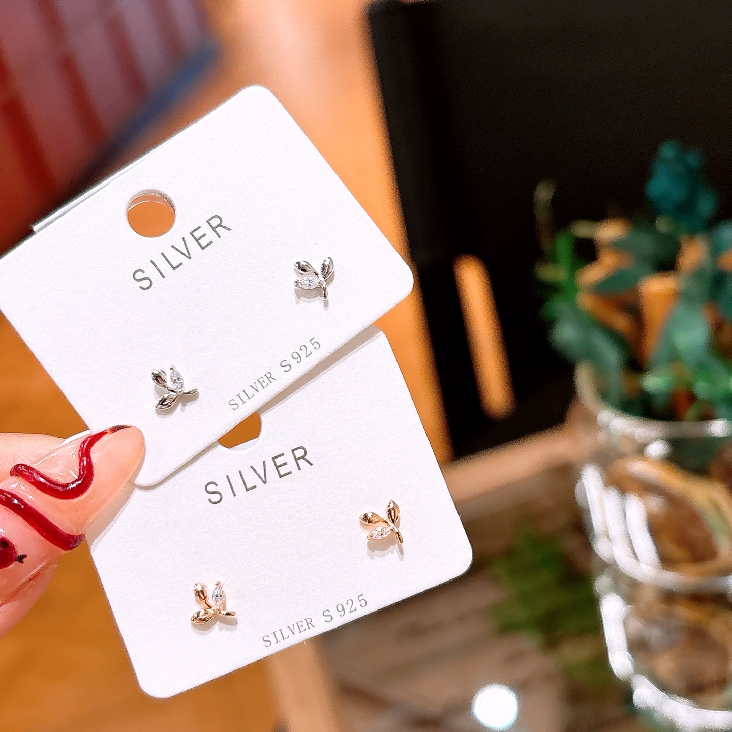 Nickel Free Silver Earrings Lively Valentine's Day Silver