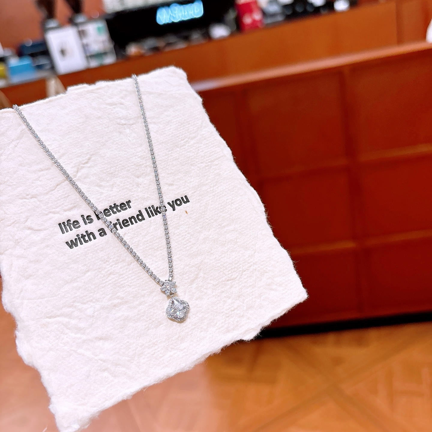 Solid Silver Necklace Girly Banquet Silver