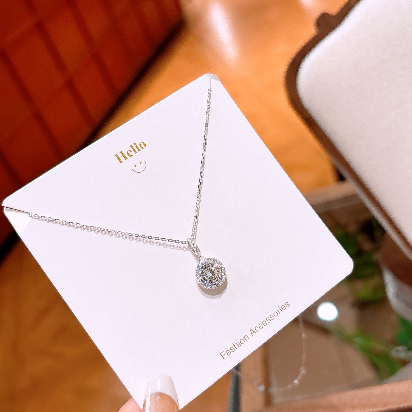 925 Silver Necklace Unique Teacher's Day Silver