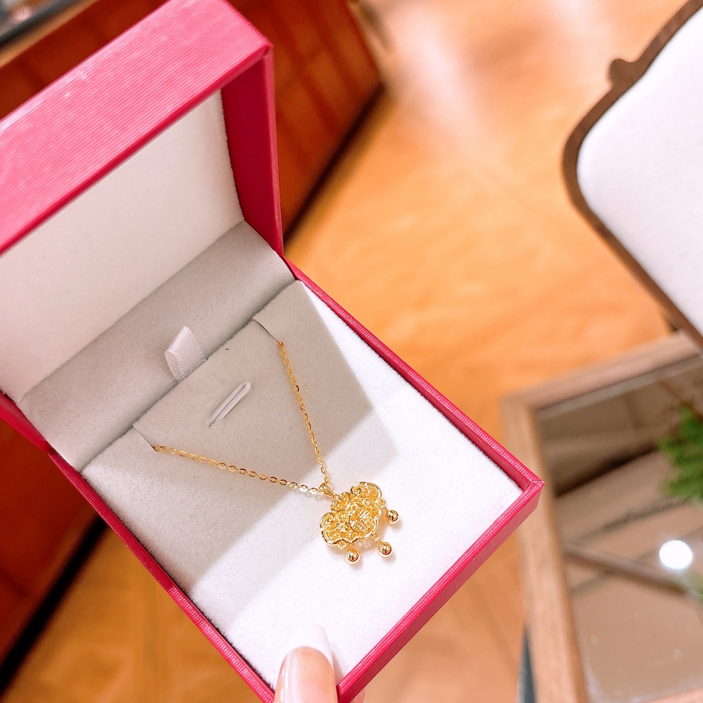 Nickel Free Silver Necklace Ethereal Birthday Silver