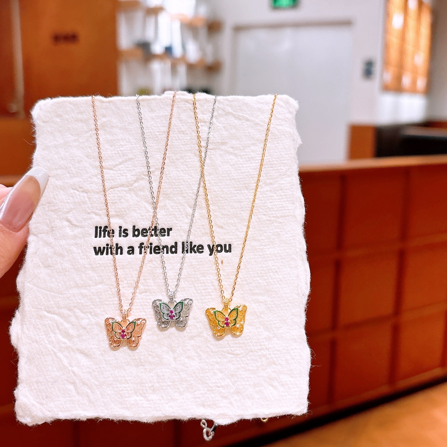 Solid Silver Necklace Intellectual Wedding Silver