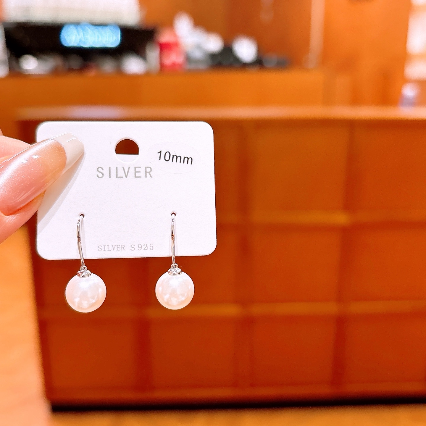 S925 Sterling Silver Drop & Thread Earrings Korean Style Gift for Her