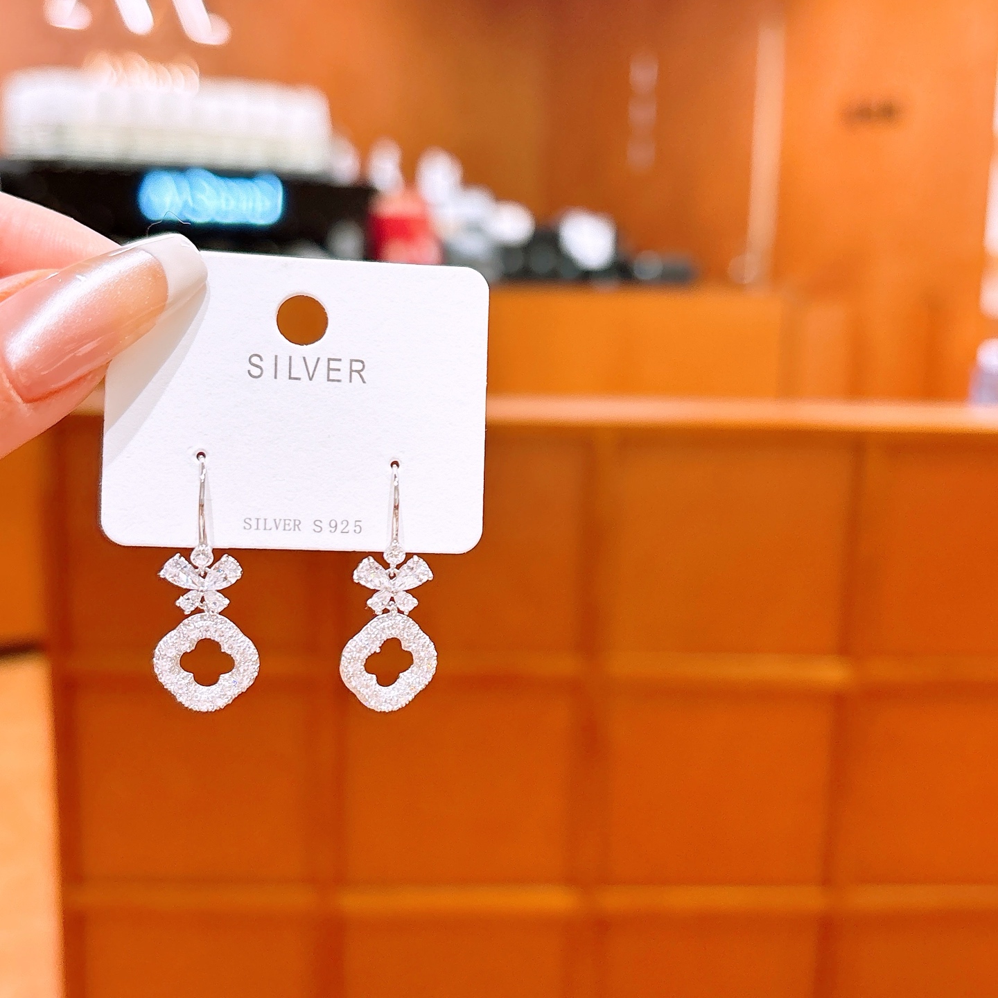 Nickel Free Silver Drop & Thread Earrings Ethereal Gift for Her Gold