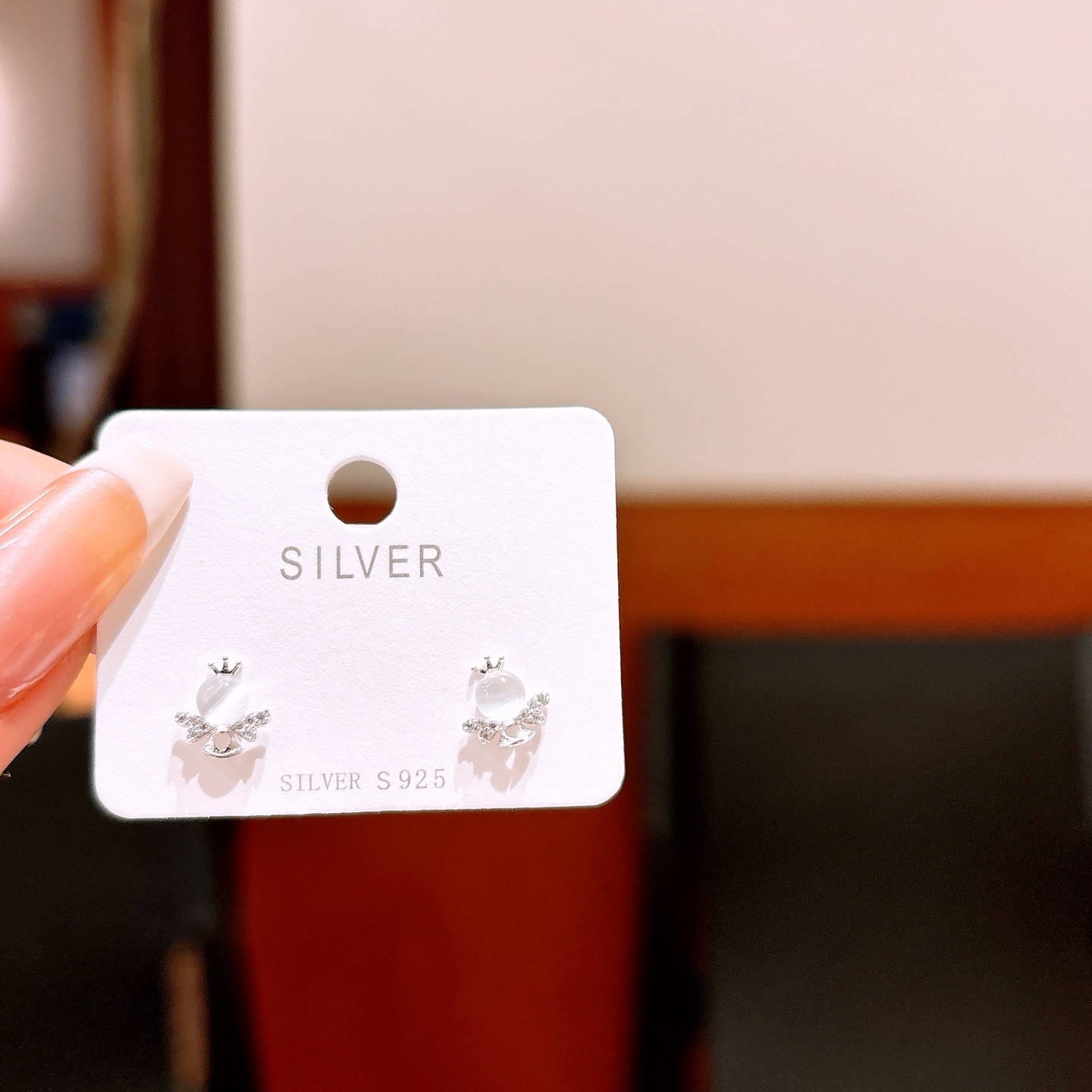 Nickel Free Silver Earrings Forest Proposal Gold