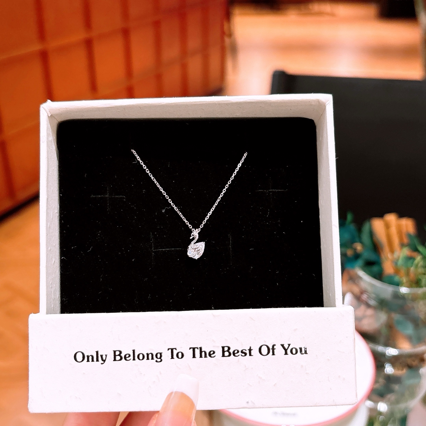 Nickelfreies Silber Kette Sanft Lehrertag Silber