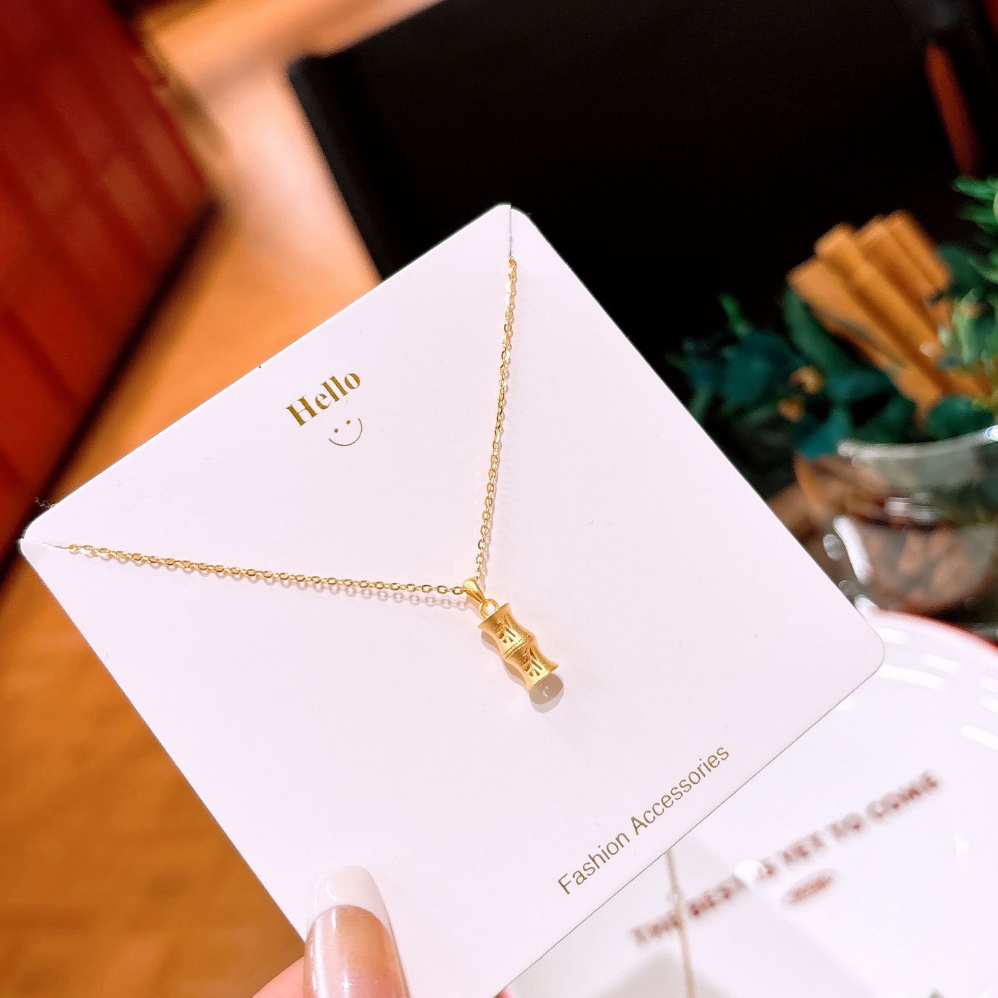 Low Allergy Silver Necklace Playful Teacher's Day Gold