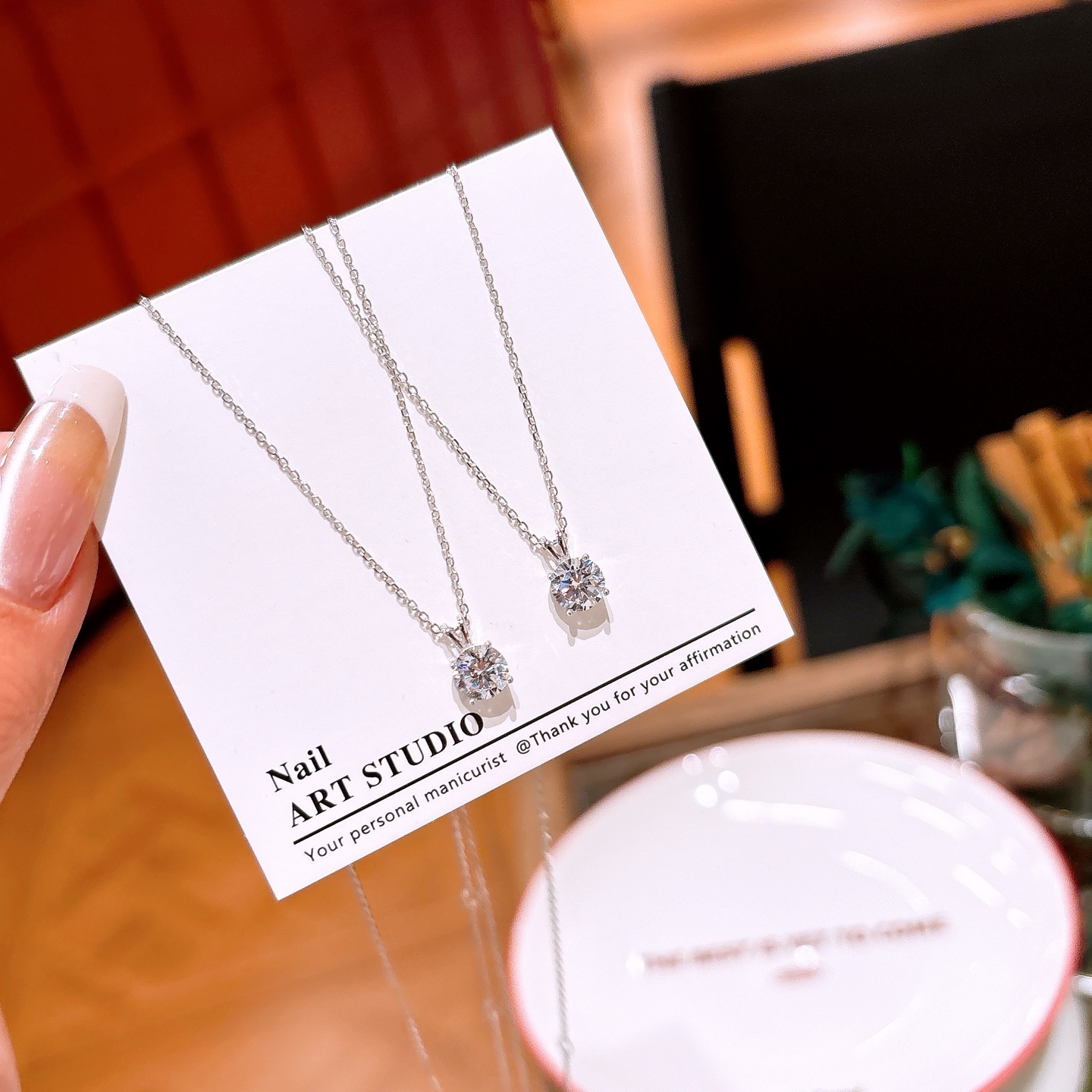 S925 Sterling Silver Necklace Precision Workplace Silver