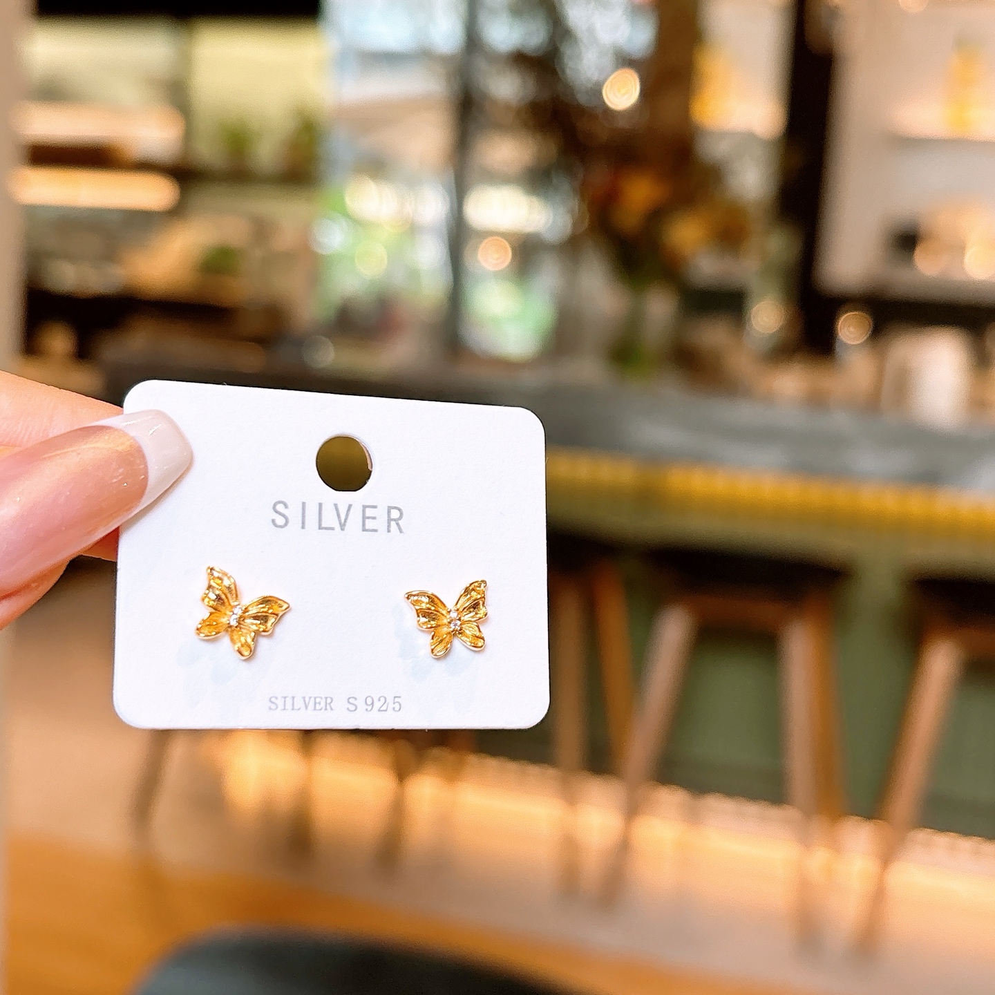 Nickelfreies Silber Ohrringe Süß Lehrertag Silber