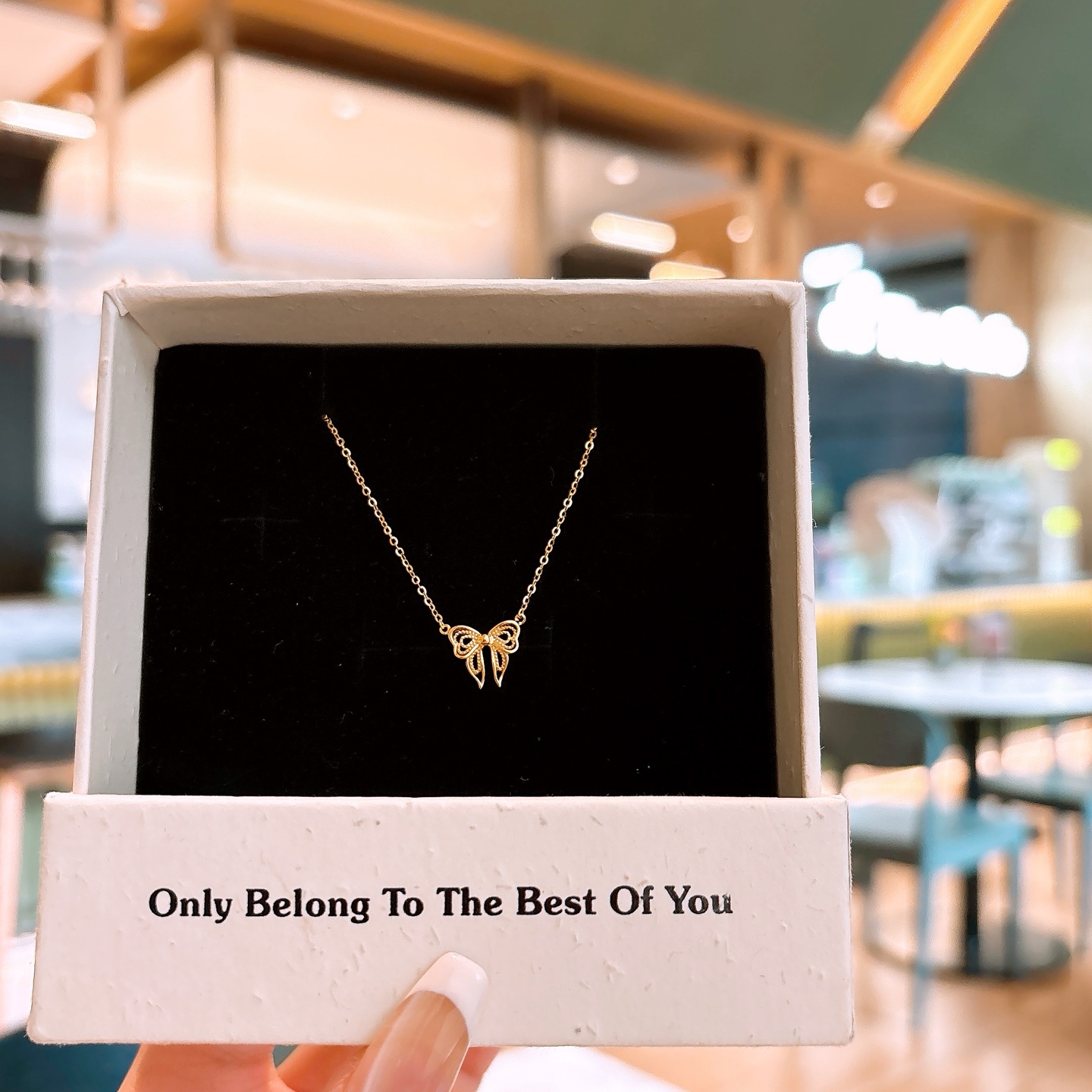 Solid Silver Necklace Ultra Minimal Birthday Gold