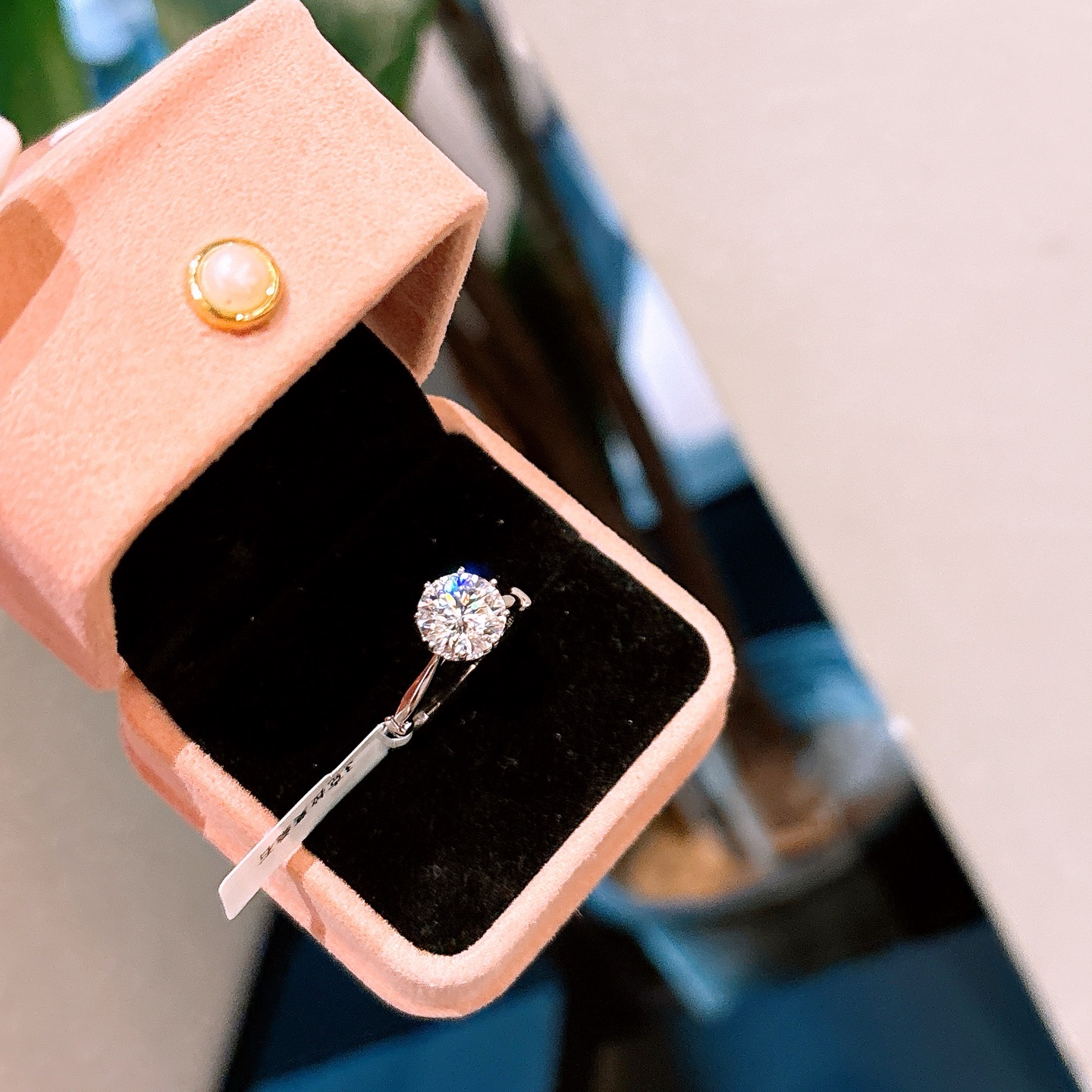 High Polish Silver Moissanite Ring Elegant Travel Silver