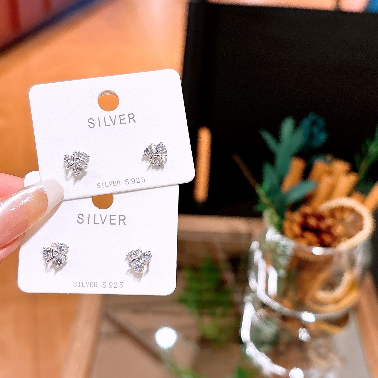 Low Allergy Silver Earrings Unique Annual Party Silver