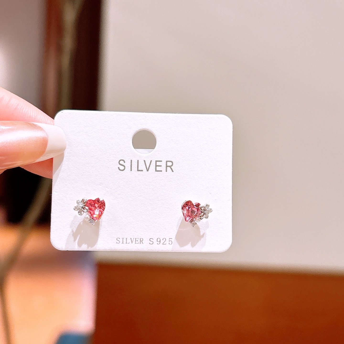 High Polish Silver Earrings Fashion Bestie Gift Silver