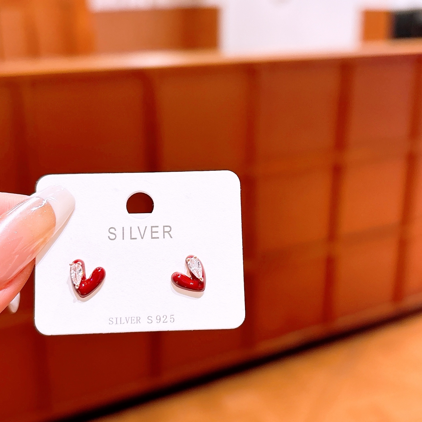 アーティスティック925シルバーイヤリングシルバー ウェディング