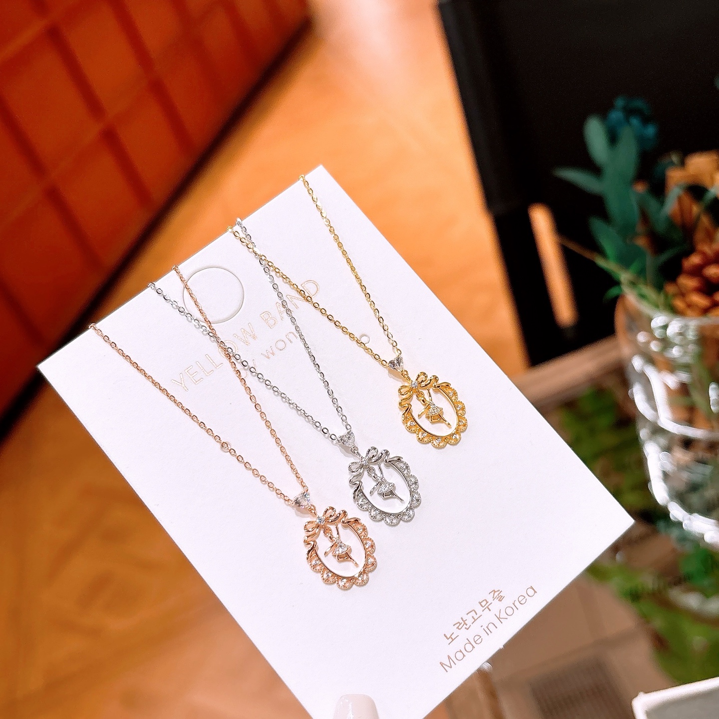 S925 Sterling Silver Necklace Precision Gift for Her Gold